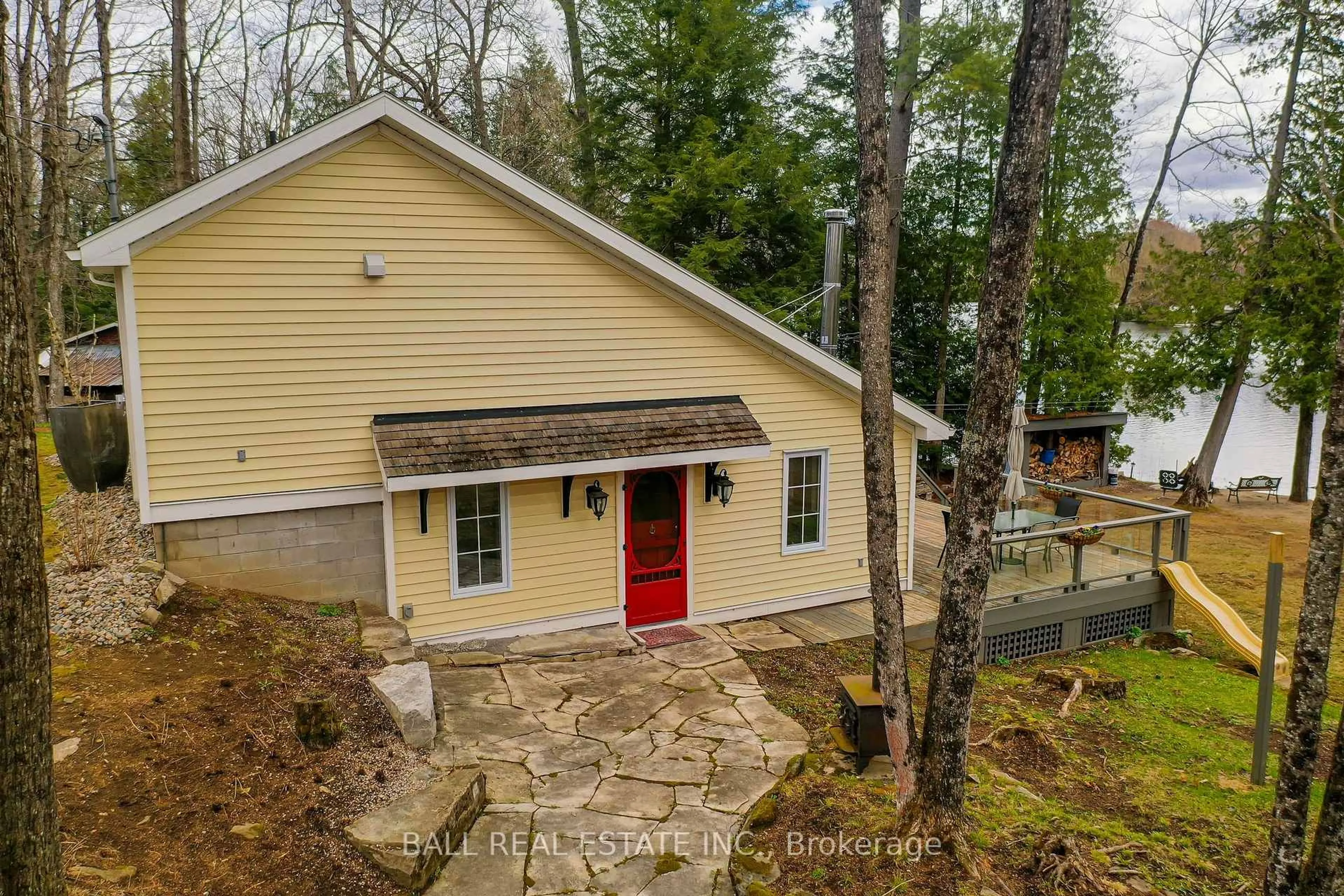 A pic from outside/outdoor area/front of a property/back of a property/a pic from drone, unknown for 2 Fire Route 294C N/A, Trent Lakes Ontario K0M 1R0