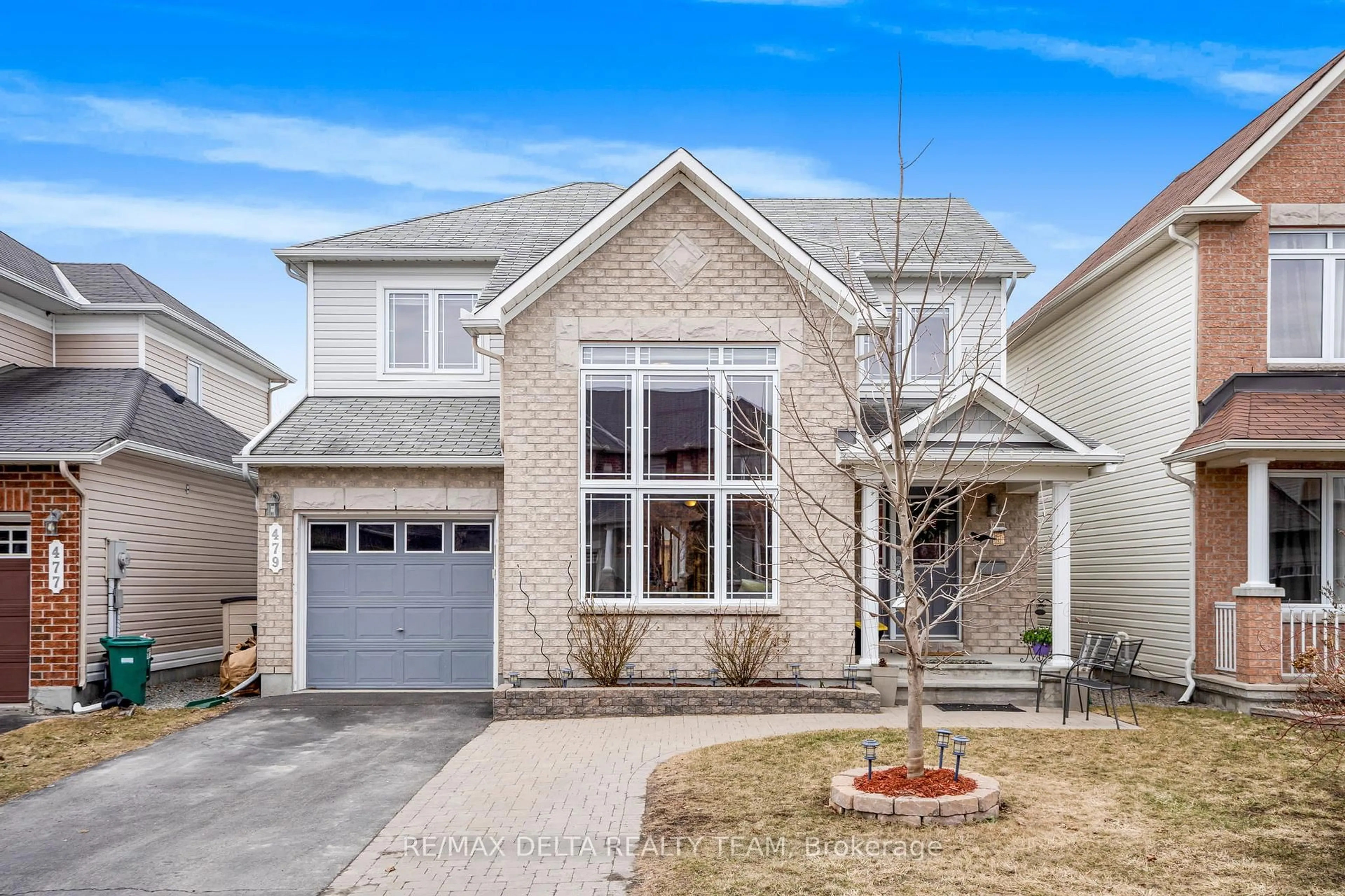 Home with brick exterior material, street for 479 Frank Cauley Way, Orleans Ontario K4A 0L4