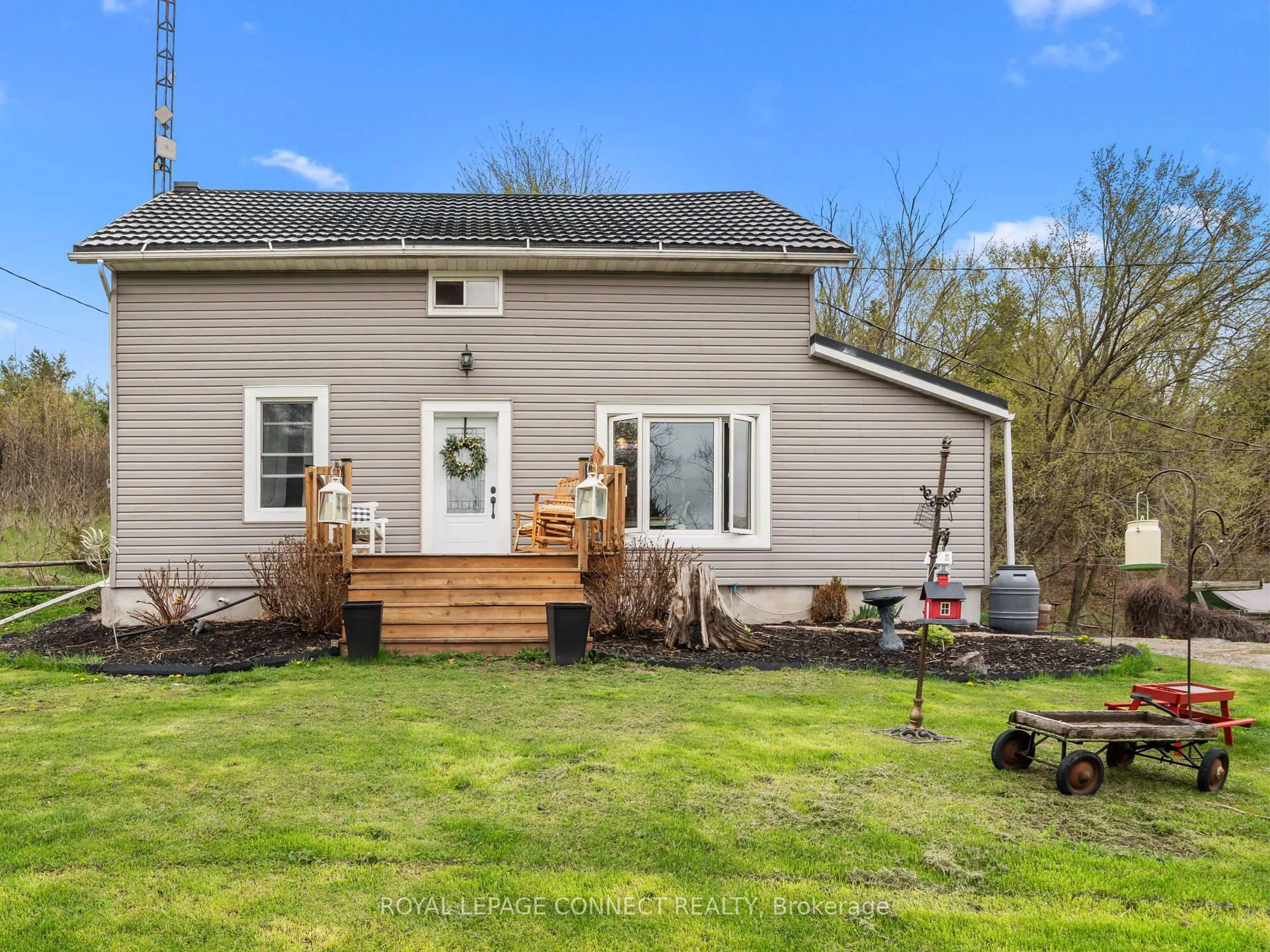 Home with vinyl exterior material, street for 373 Deshane Rd, Tweed Ontario K0K 2L0