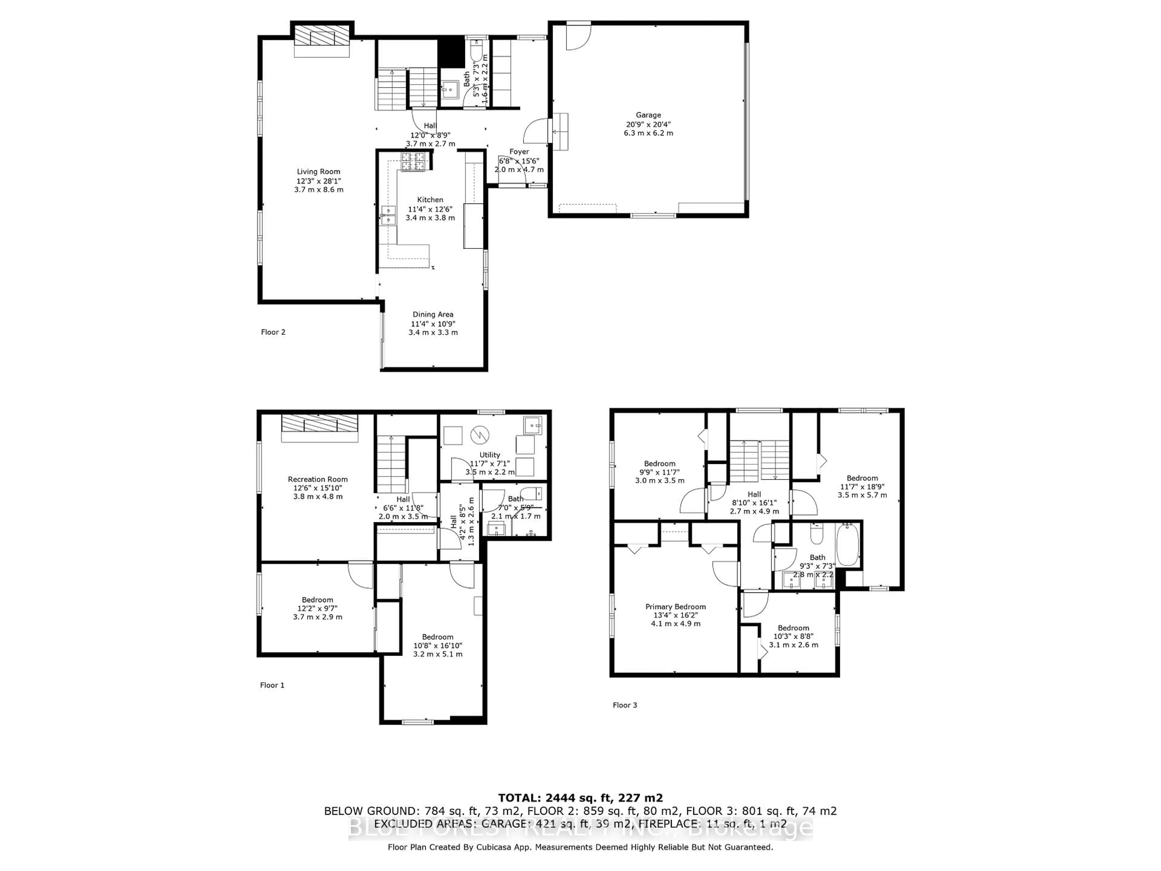 Floor plan for 20 Lindbrook Crt, London North Ontario N5X 2L3