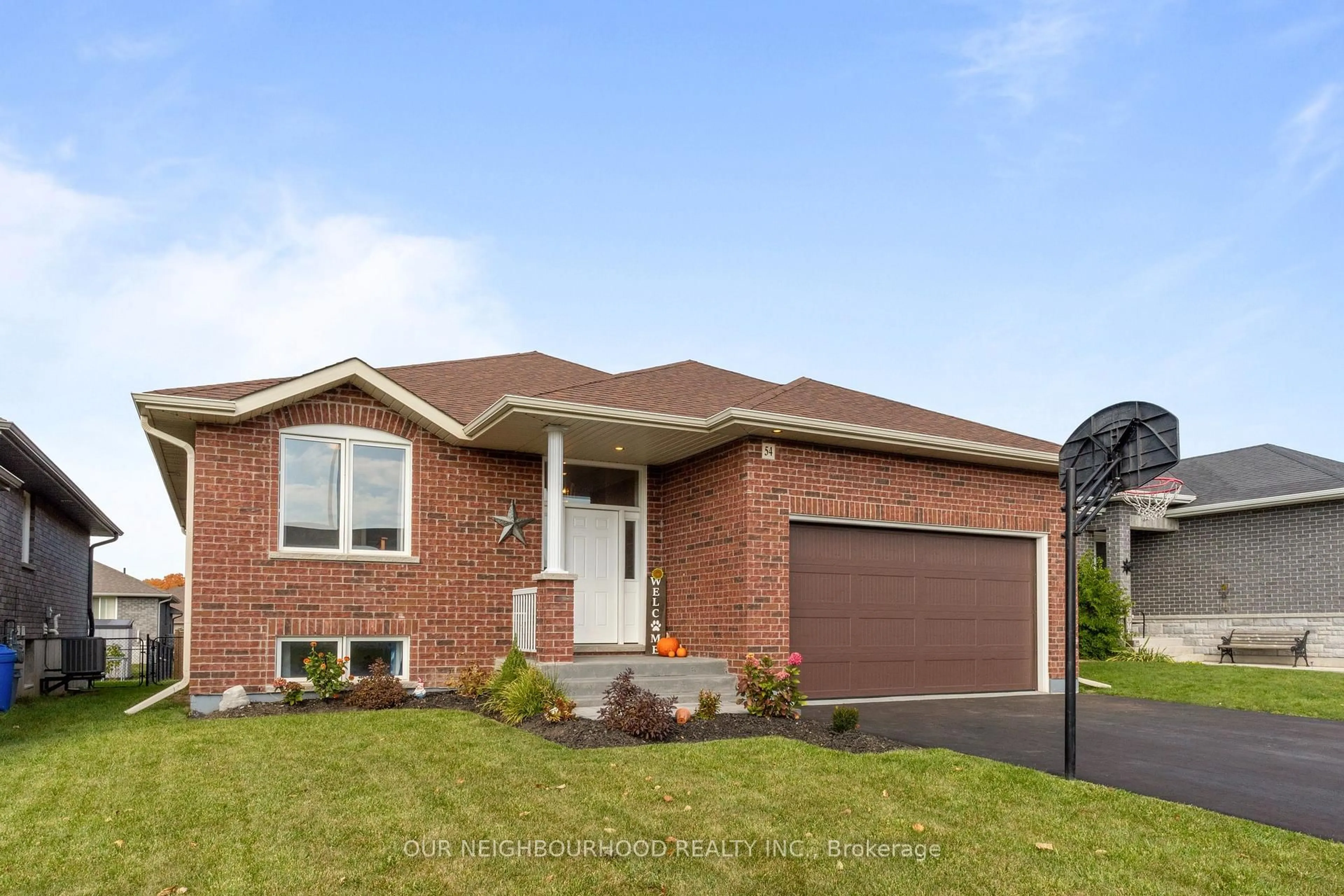 Home with brick exterior material, street for 54 Mcintosh Cres, Quinte West Ontario K8V 0G1