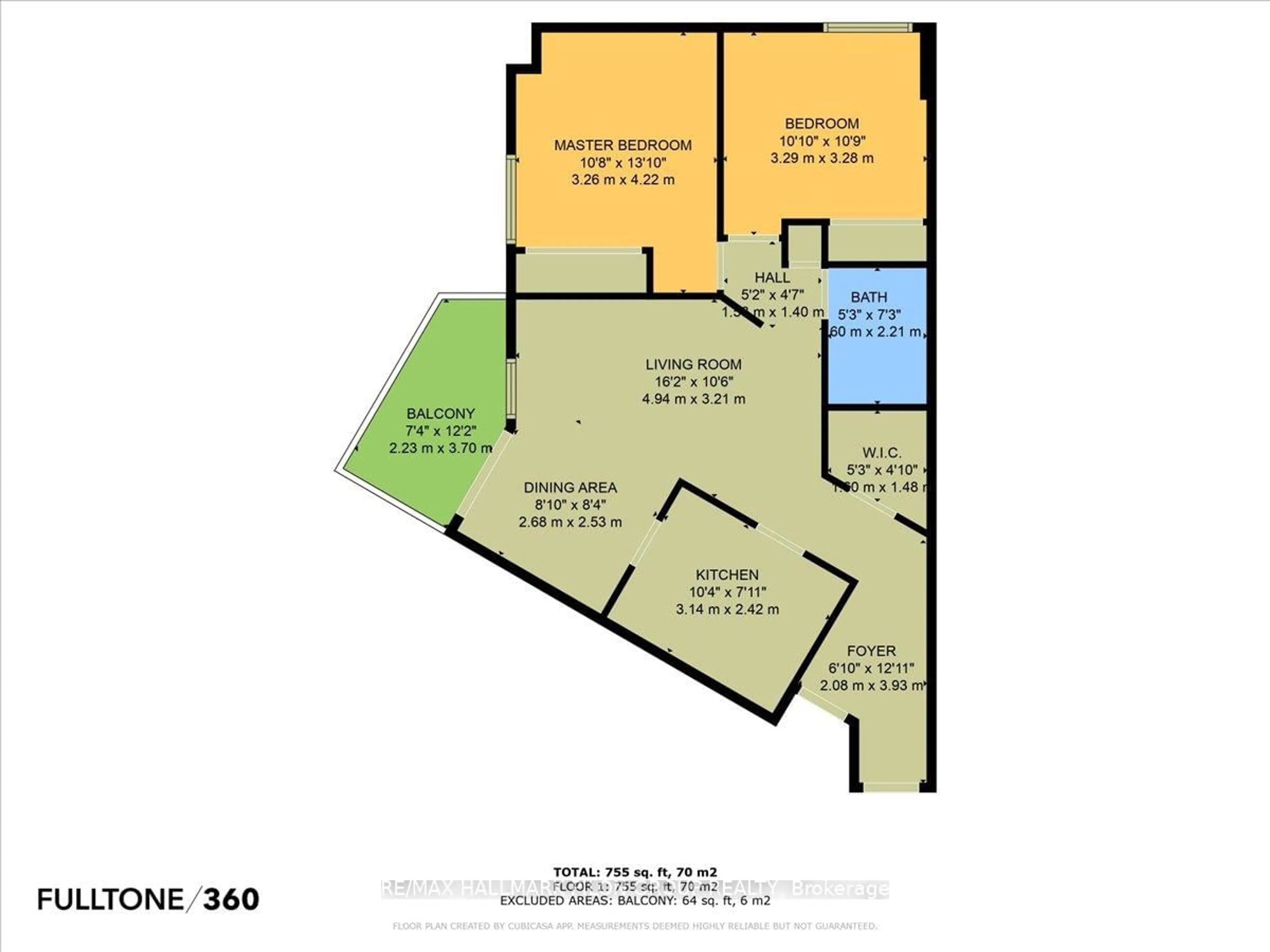 Floor plan for 900 Dynes Rd #309, Ottawa Ontario K2C 3L6