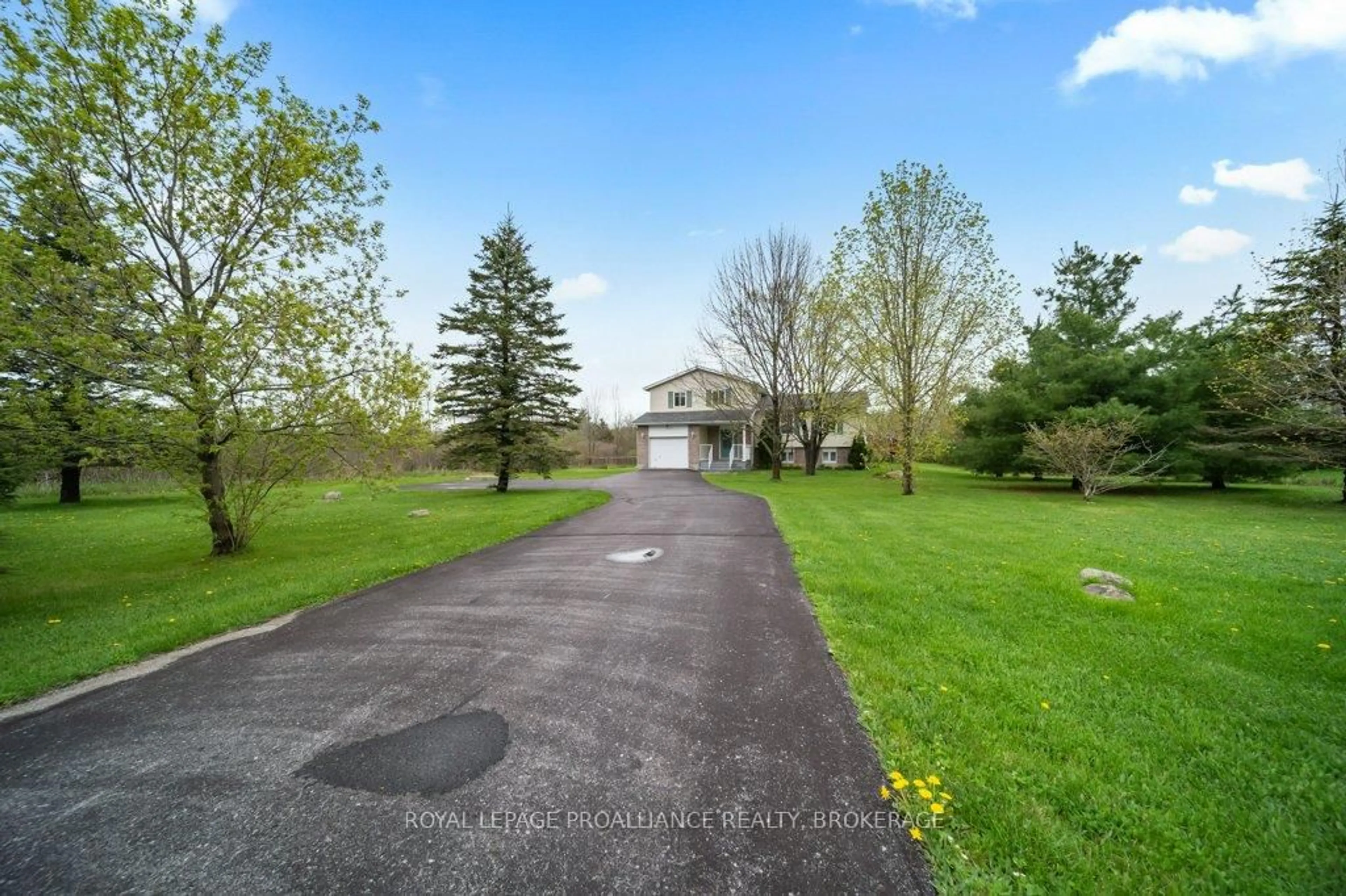 A pic from outside/outdoor area/front of a property/back of a property/a pic from drone, water/lake/river/ocean view for 4608 Wilmer Rd, Perth Road Ontario K0H 2L0