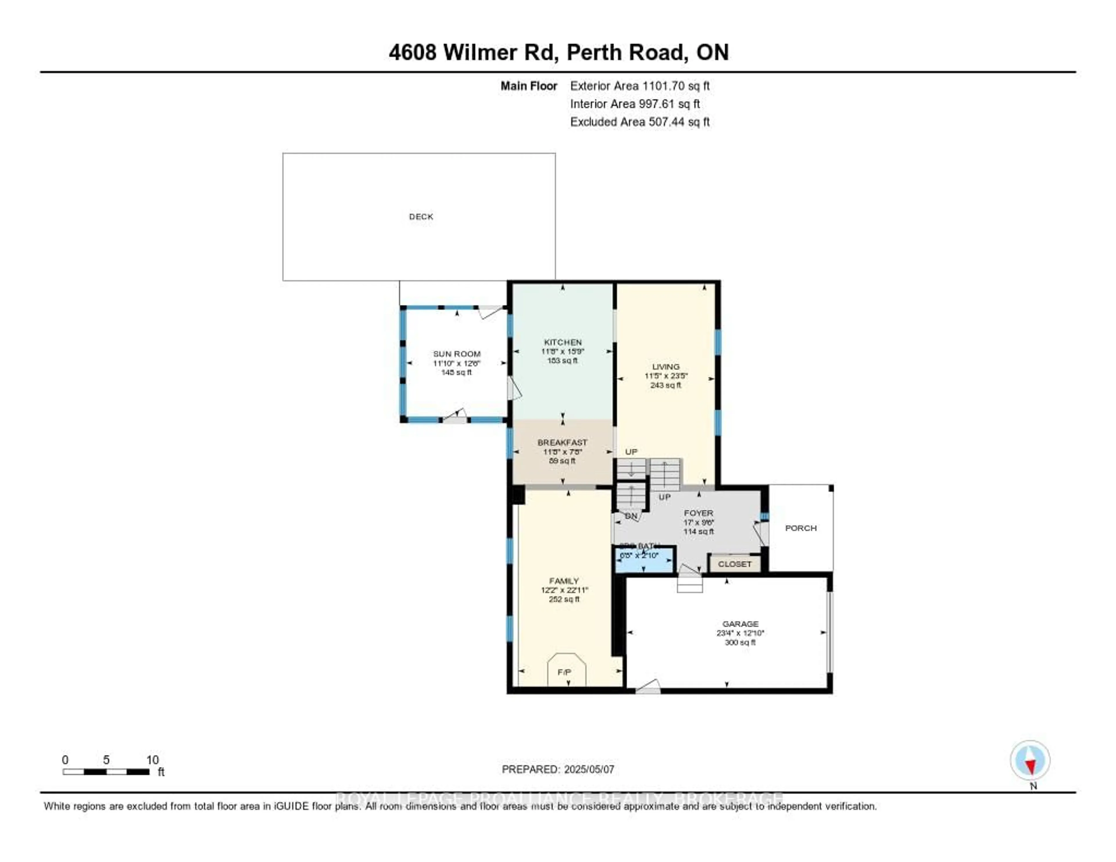 Floor plan for 4608 Wilmer Rd, Perth Road Ontario K0H 2L0