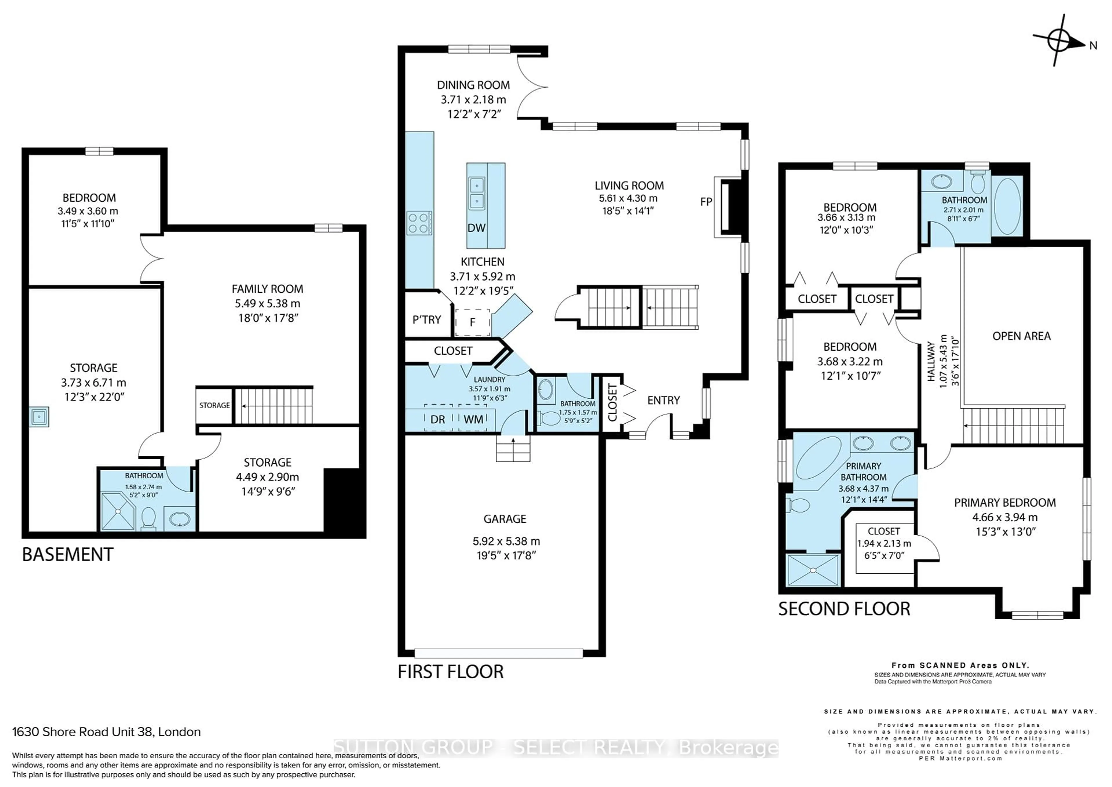 Floor plan for 1630 Shore Rd #38, London South Ontario N6K 5B9