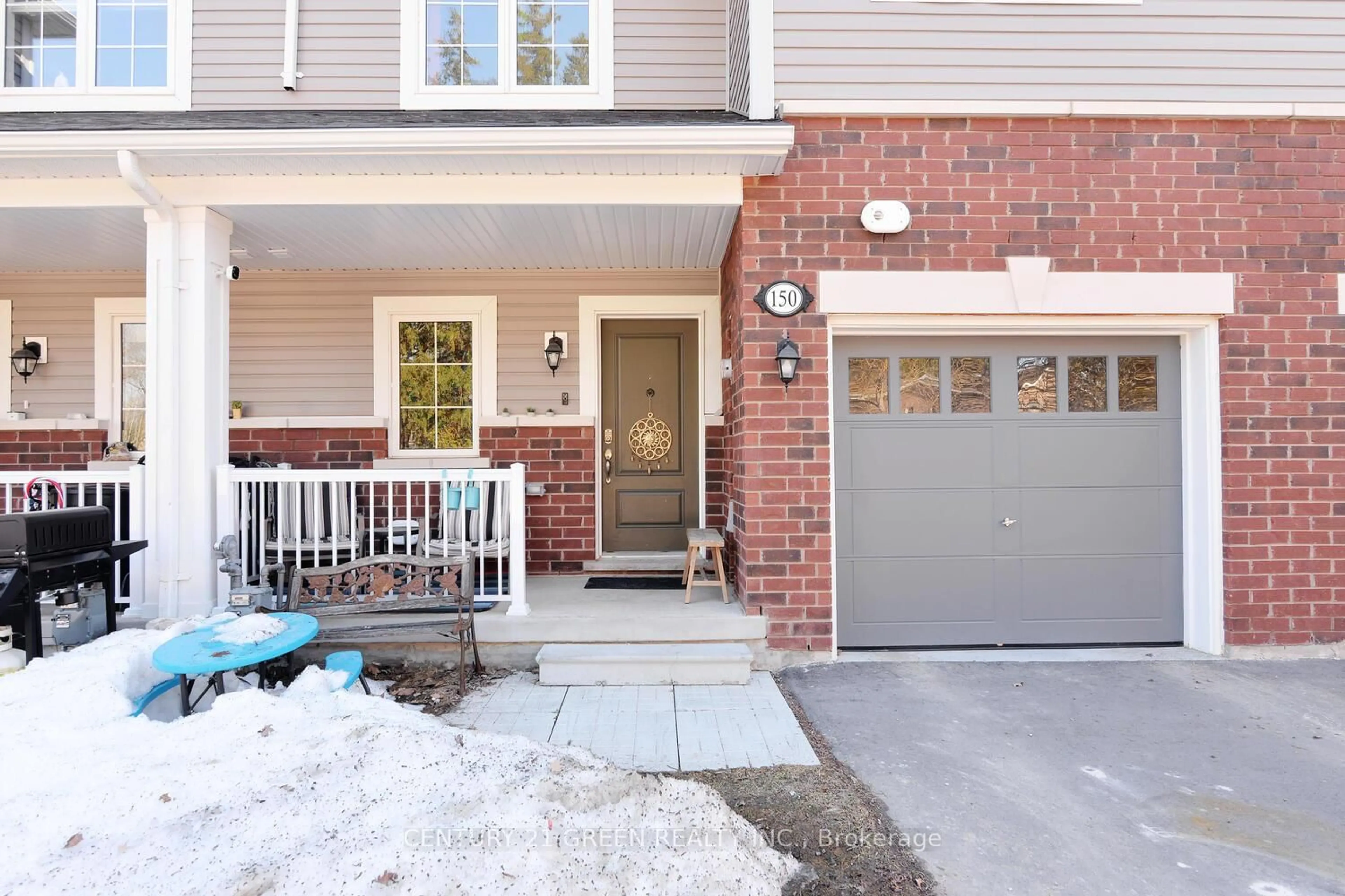 Home with brick exterior material, street for 150 Winters Way, Shelburne Ontario L9V 3Y1