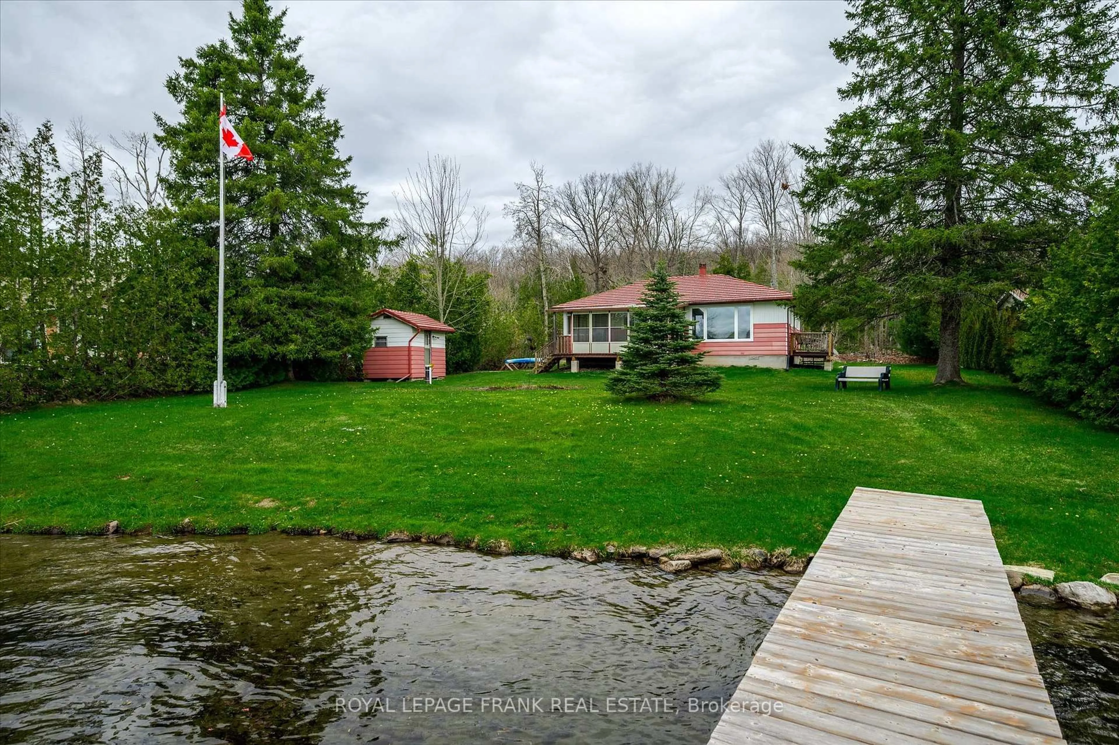 A pic from outside/outdoor area/front of a property/back of a property/a pic from drone, water/lake/river/ocean view for 2 Fire Route 13 N/A, Trent Lakes Ontario K0L 2H0