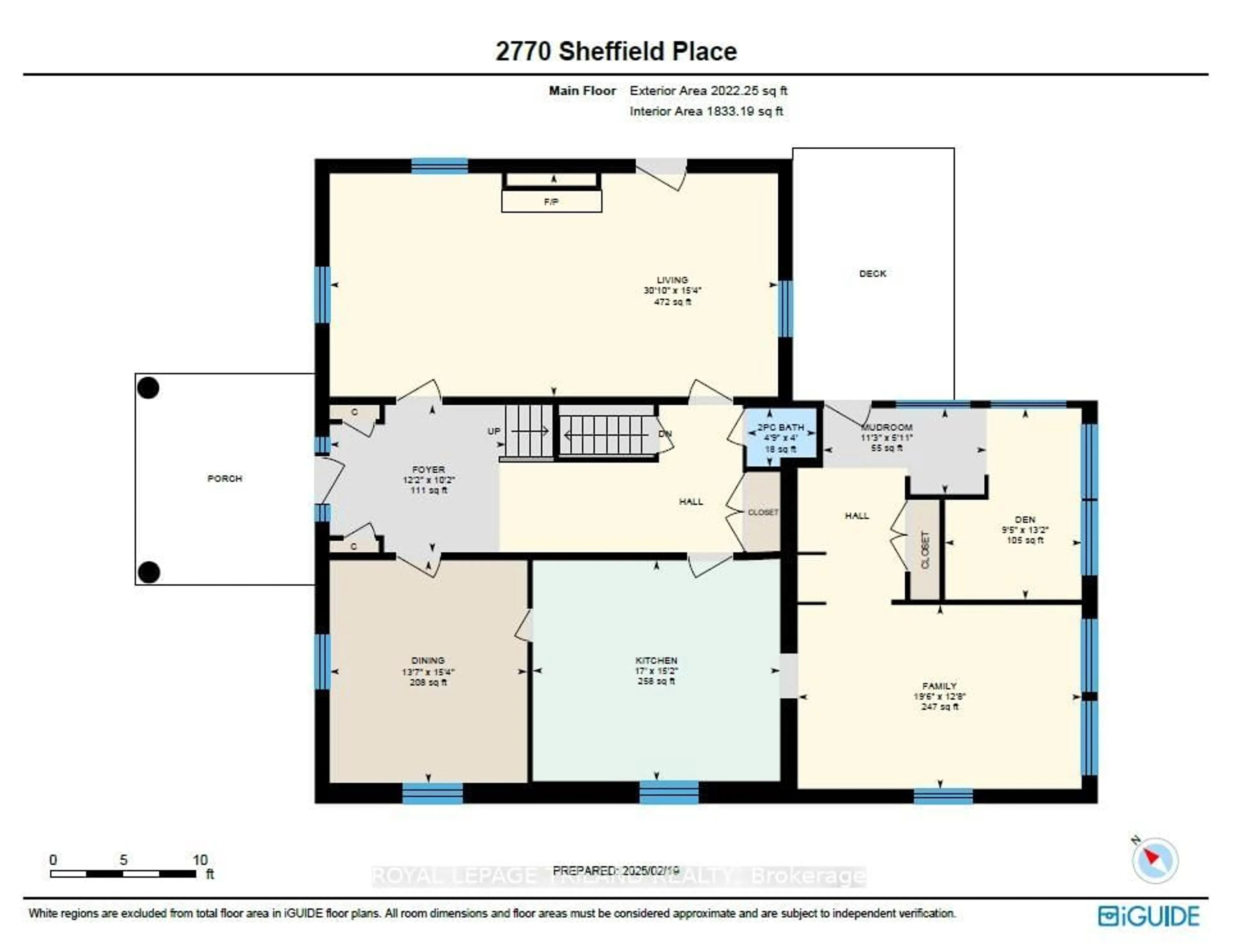 Floor plan for 2770 Sheffield Pl, London South Ontario N6M 0E5