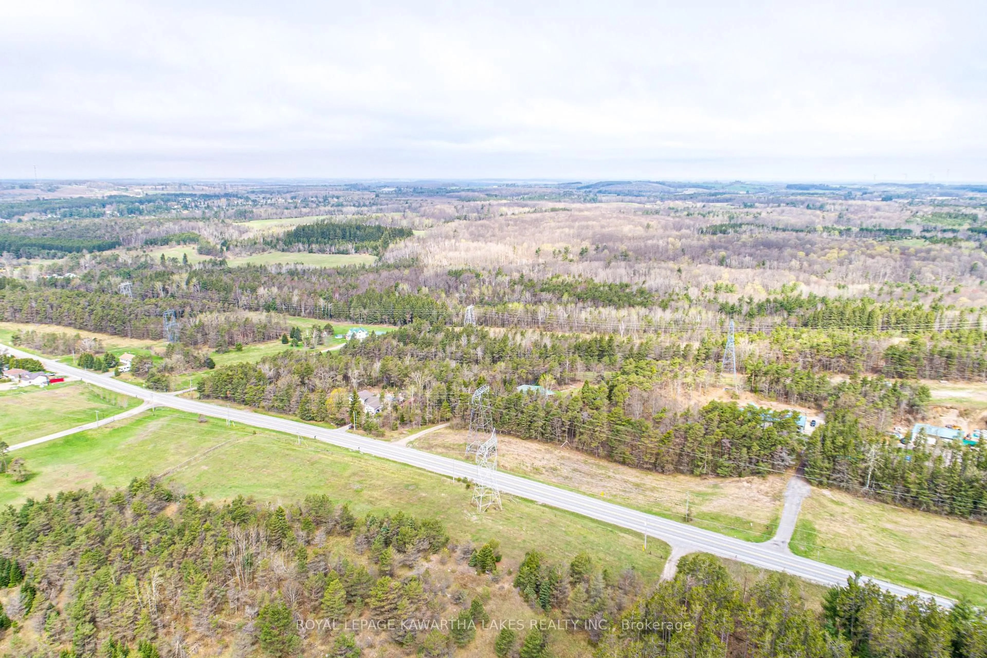 A pic from outside/outdoor area/front of a property/back of a property/a pic from drone, forest/trees view for 219 Pontypool Rd, Kawartha Lakes Ontario L0A 1K0