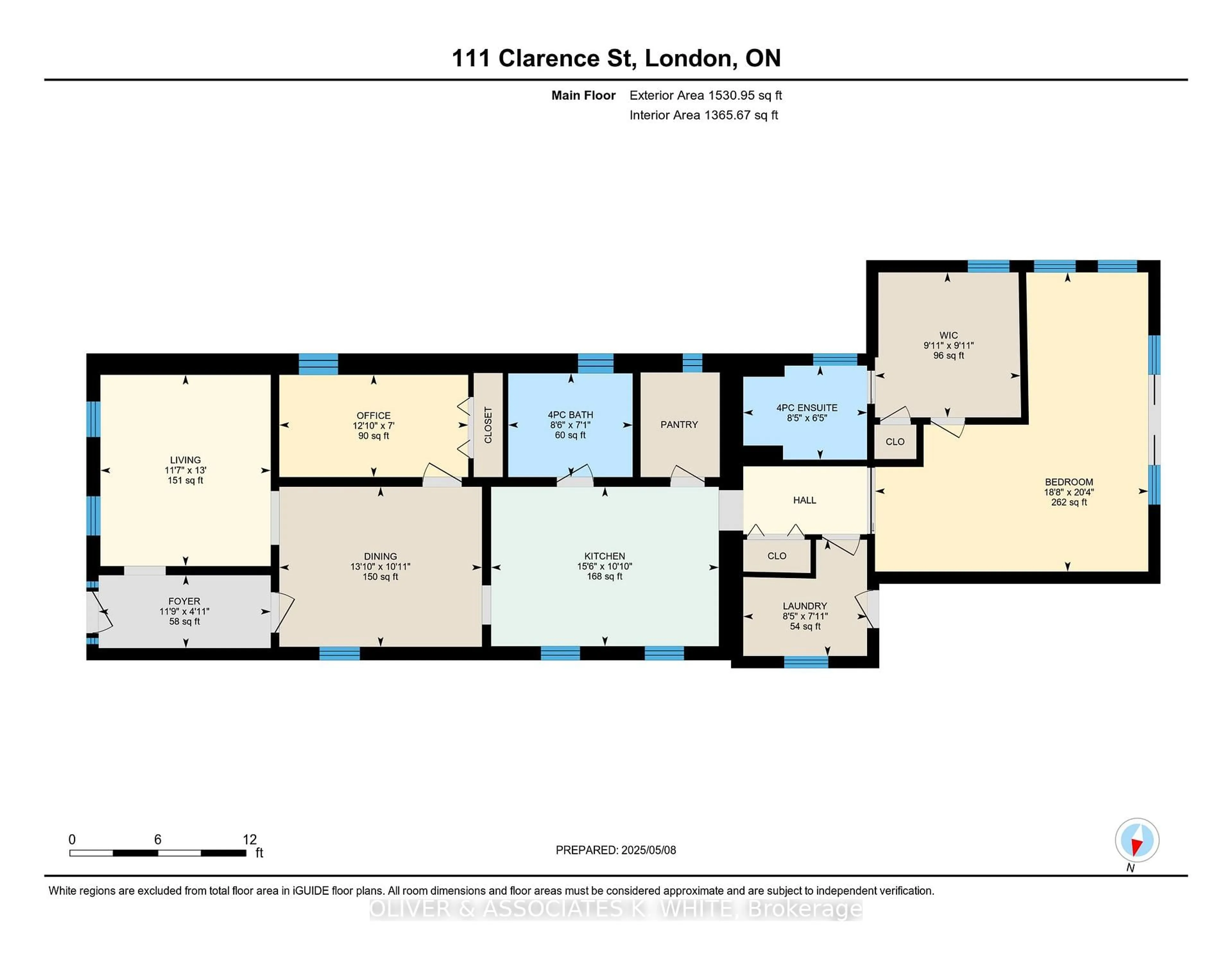 Floor plan for 111 Clarence St, London East Ontario N6B 2J3