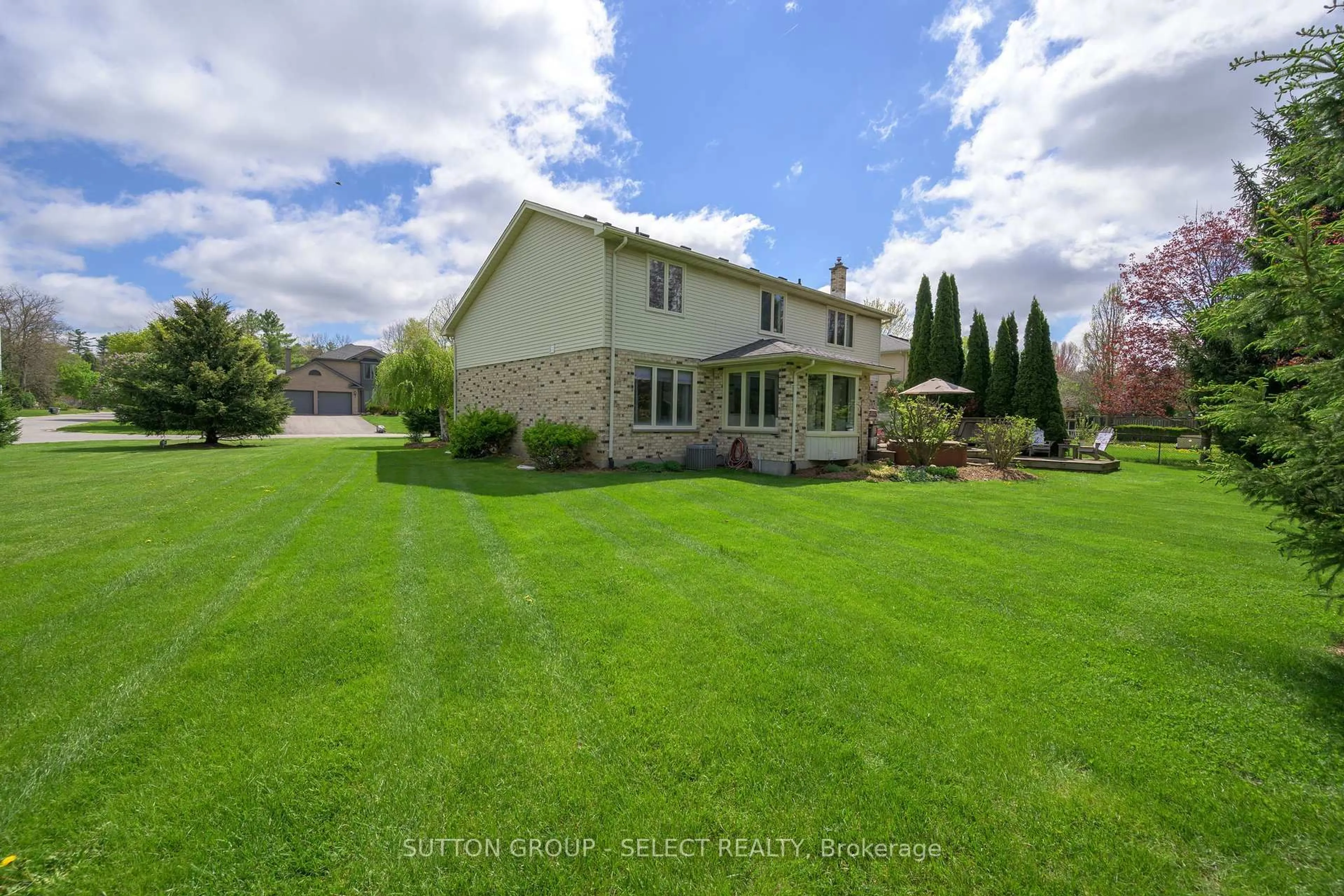A pic from outside/outdoor area/front of a property/back of a property/a pic from drone, water/lake/river/ocean view for 67 Thames St, Middlesex Centre Ontario N0L 1E0