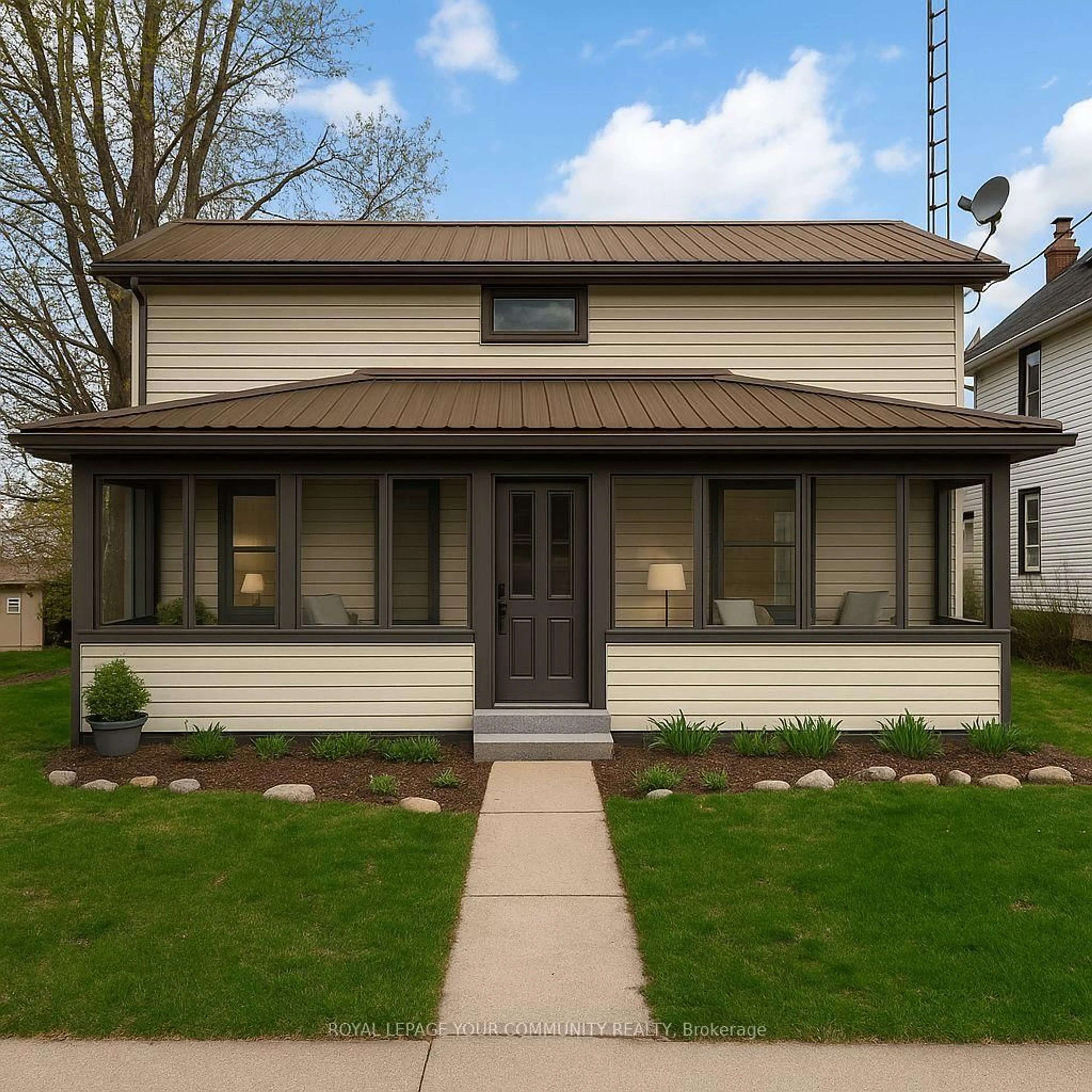 Home with vinyl exterior material, street for 4071 Hwy 35 Highway, Kawartha Lakes Ontario K0M 1G0