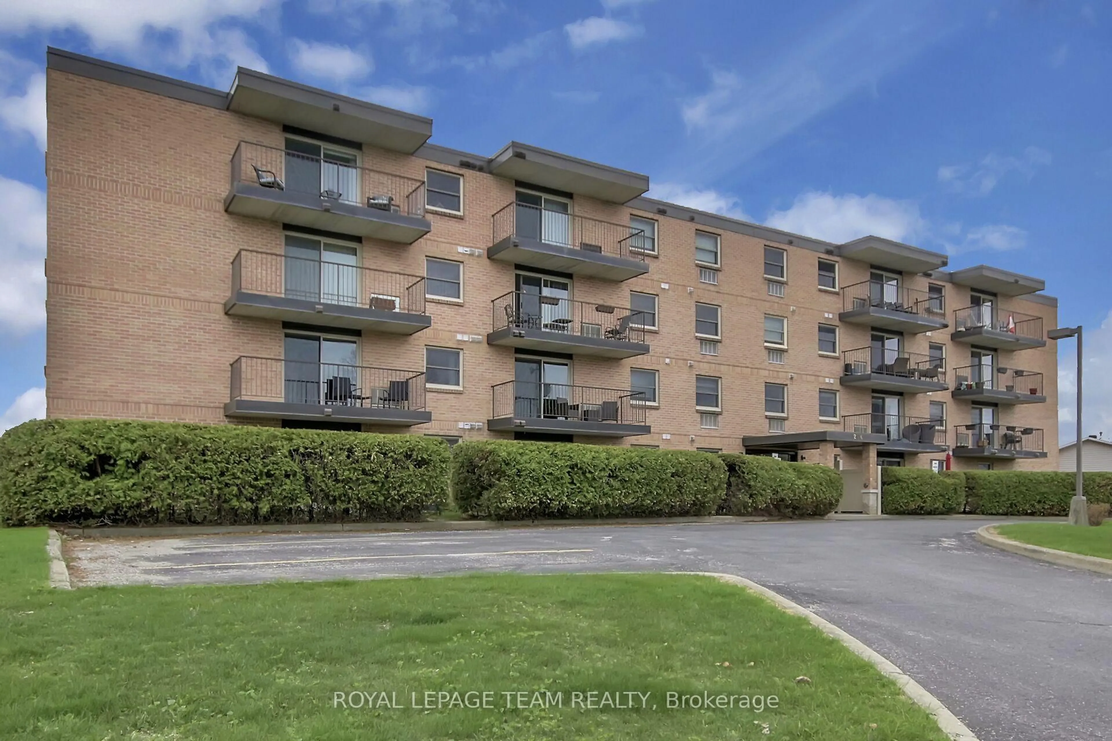 A pic from outside/outdoor area/front of a property/back of a property/a pic from drone, unknown for 206 Woodward St #204, Carleton Place Ontario K7C 4E9