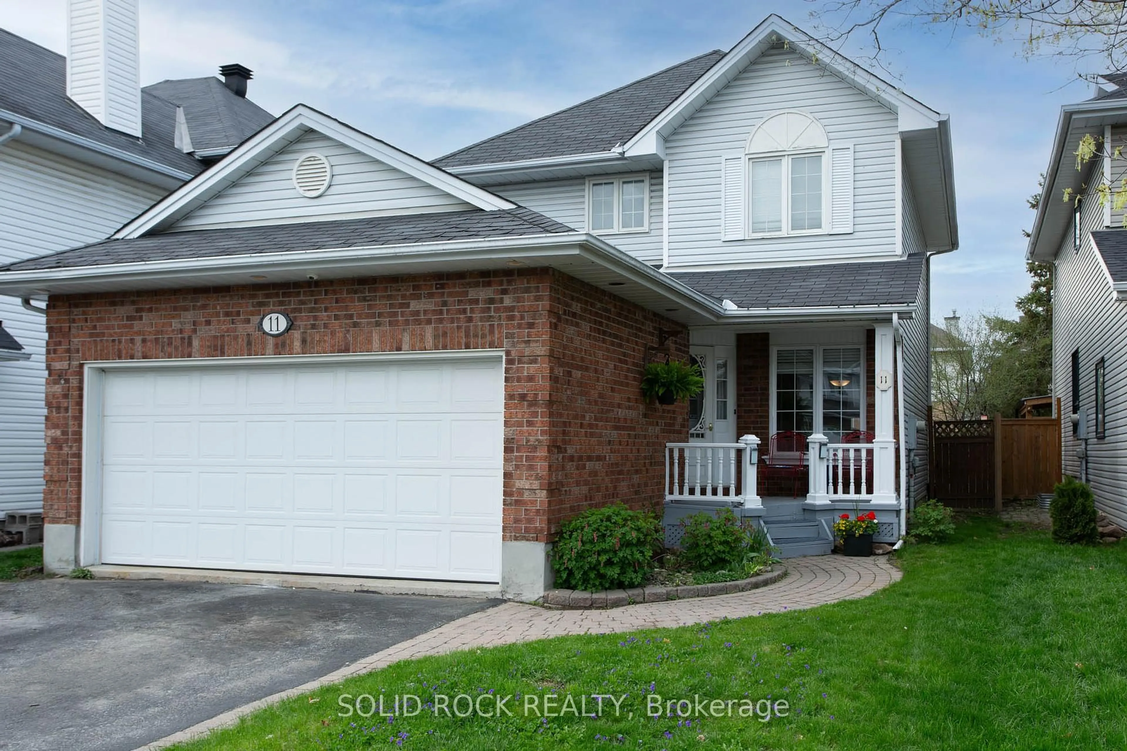 Home with brick exterior material, street for 11 Royal Field Cres, Ottawa Ontario K2J 4G1