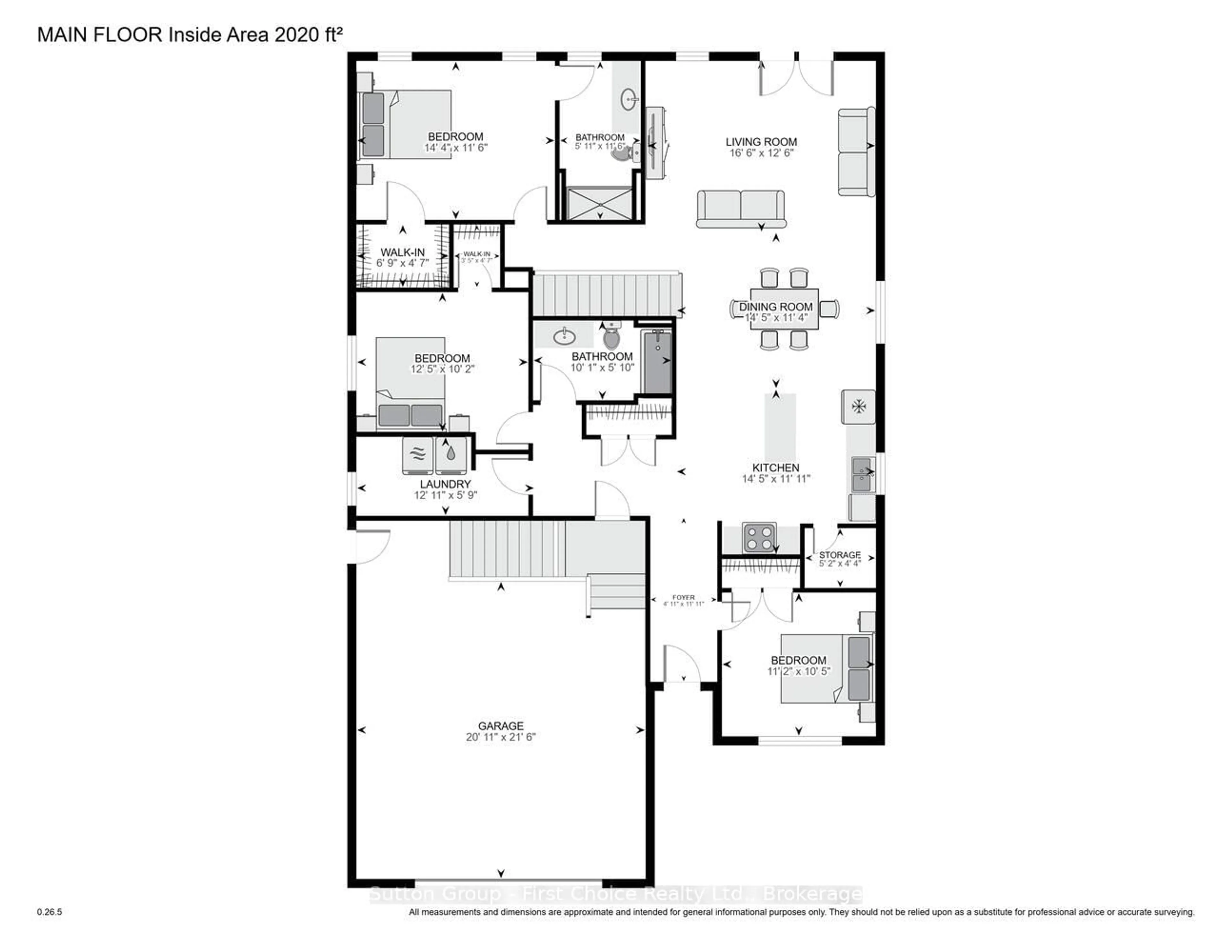 Floor plan for 26 Nelson St, West Perth Ontario N0K 1N0