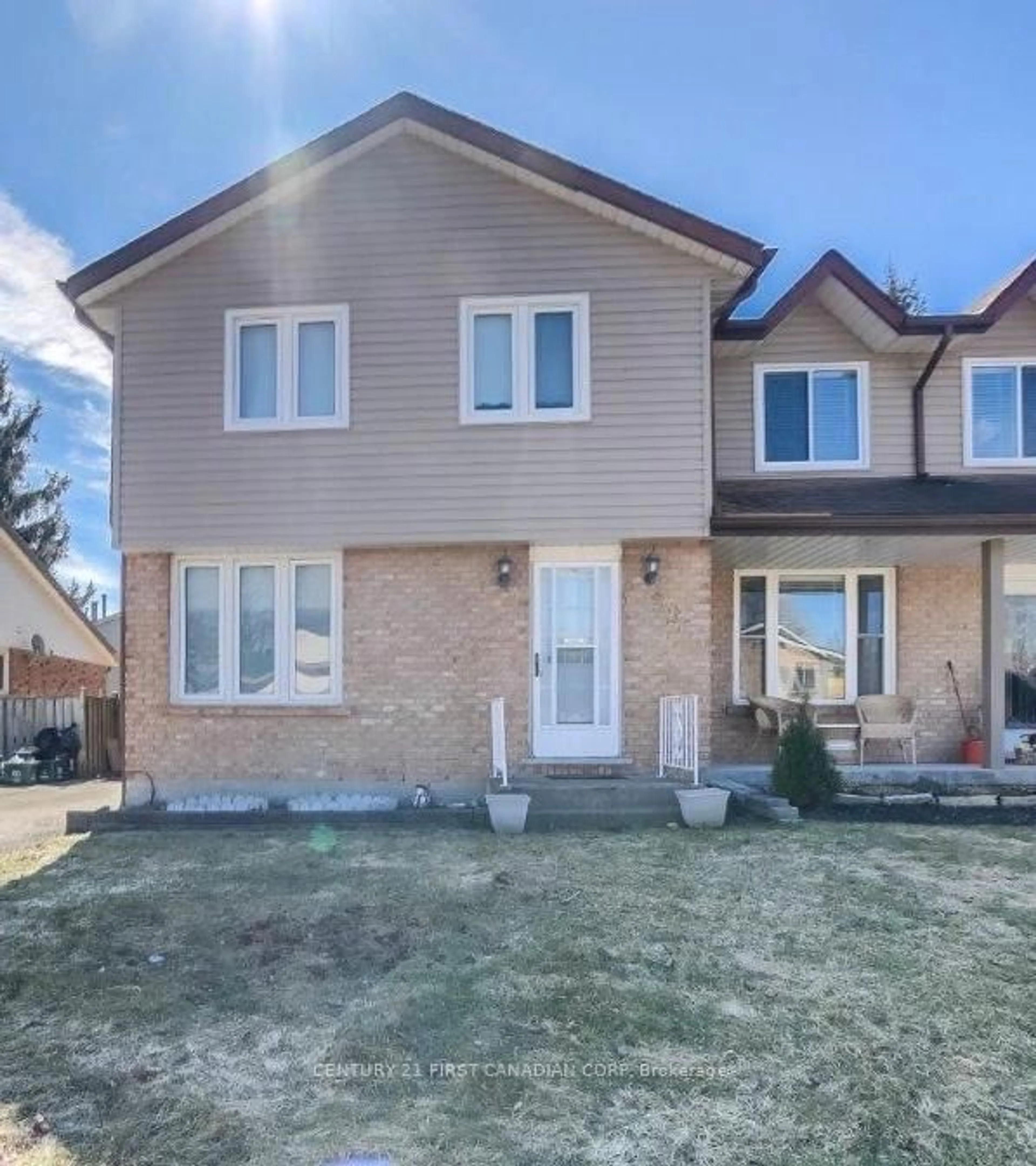Home with brick exterior material, street for 28 Naskapi St, Woodstock Ontario N4T 1H1