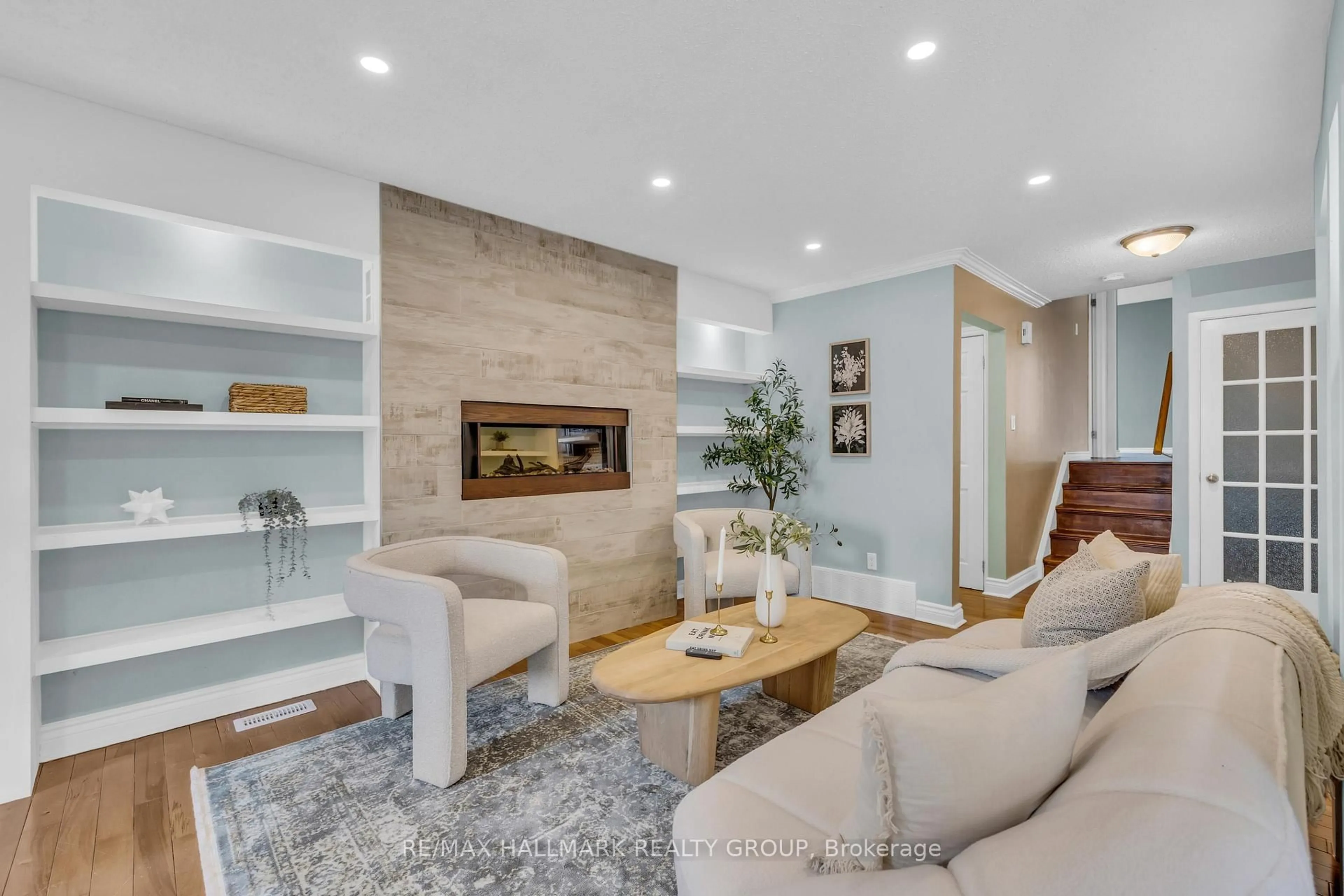 Living room with furniture, unknown for 8 Scharf Lane, Kanata Ontario K2L 2K2