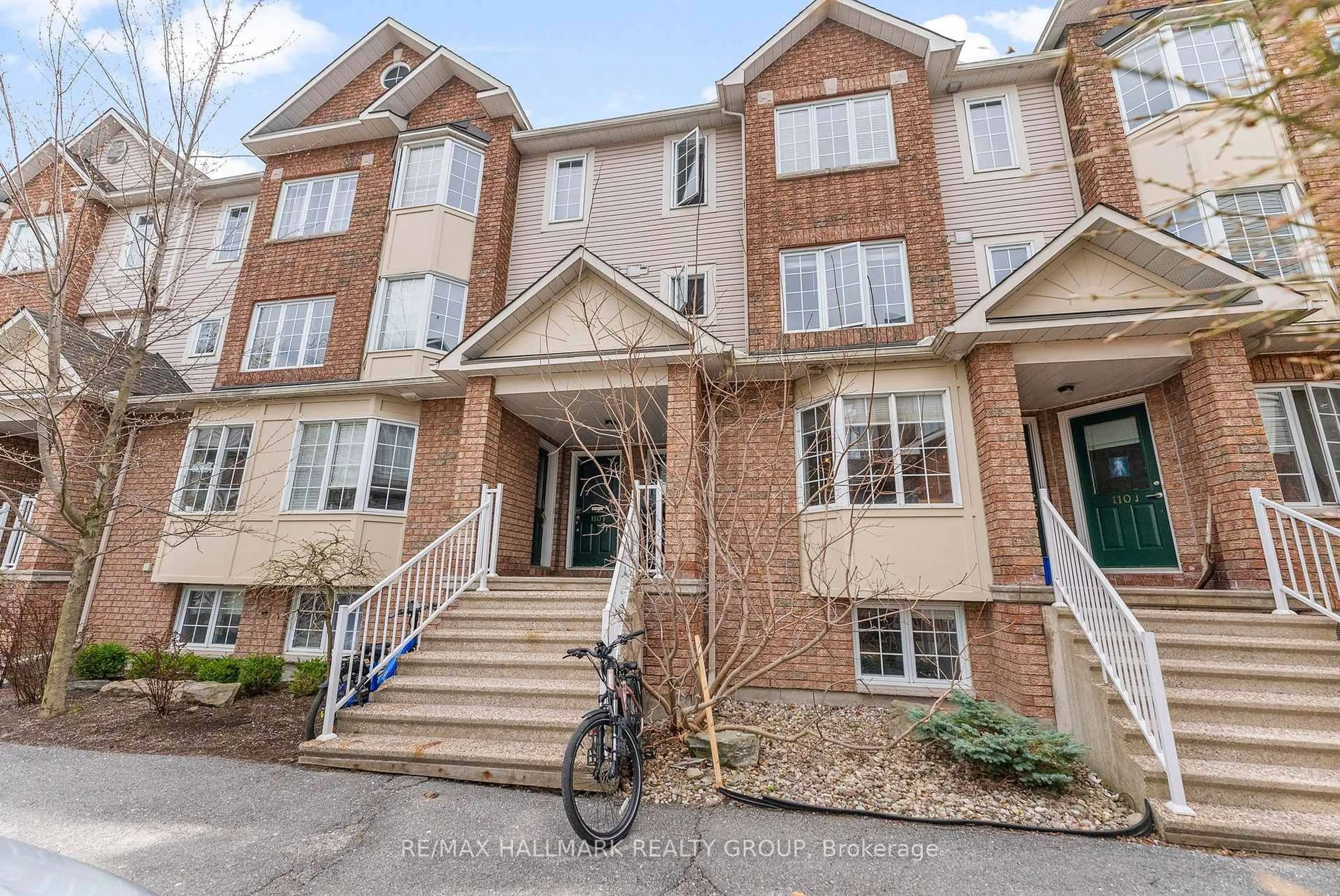Home with brick exterior material, street for 110H Centrepointe Dr, Ottawa Ontario K2G 6K3
