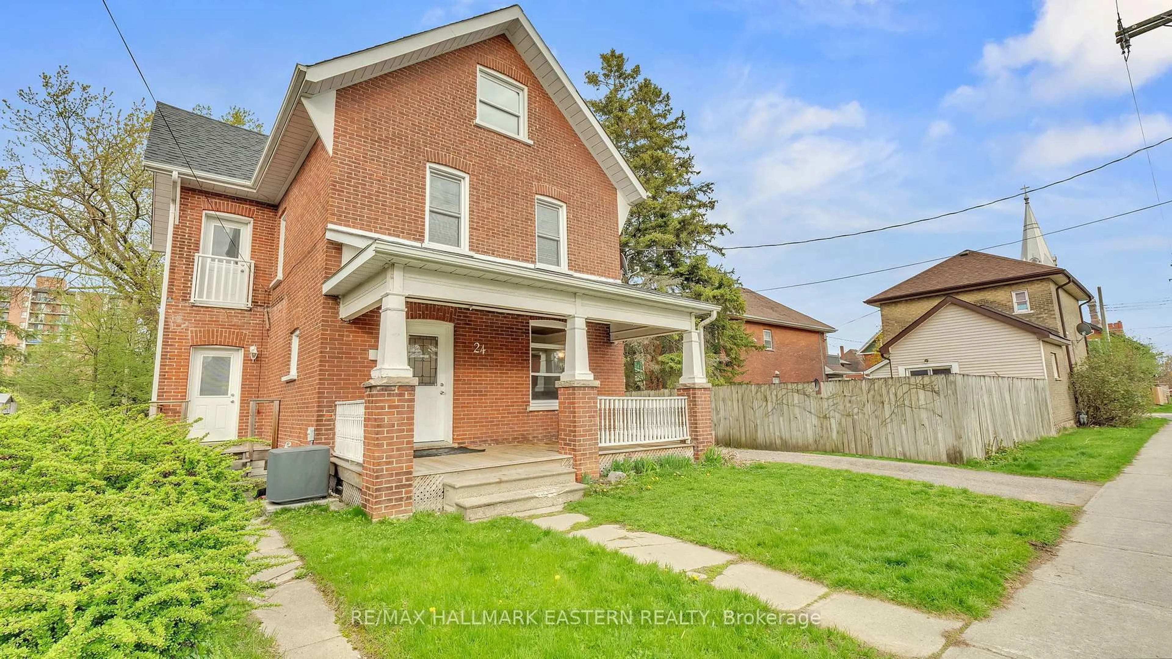 Home with brick exterior material, street for 24 AYLMER St, Peterborough Central Ontario K9J 3H5