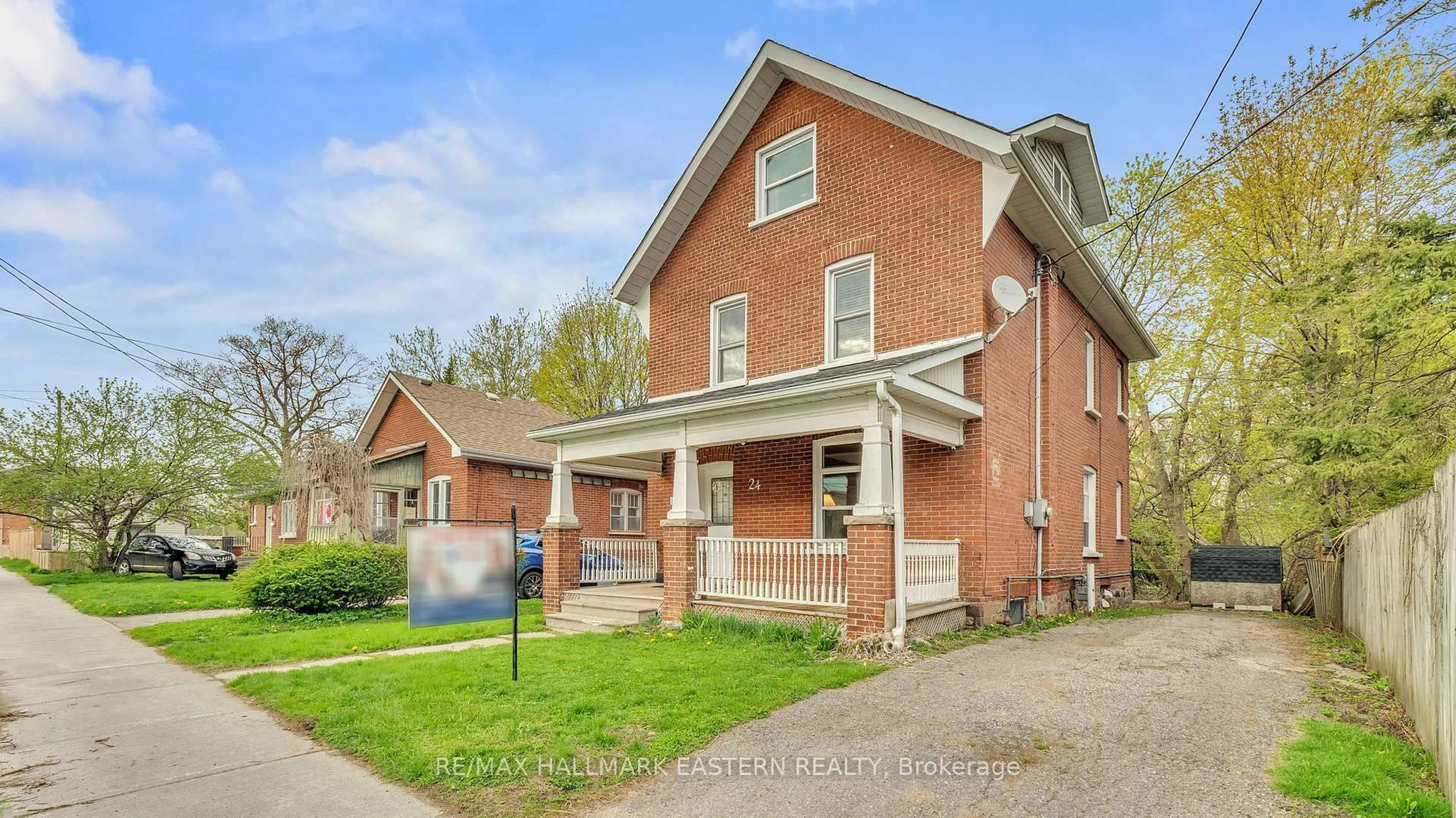 Home with brick exterior material, street for 24 AYLMER St, Peterborough Central Ontario K9J 3H5
