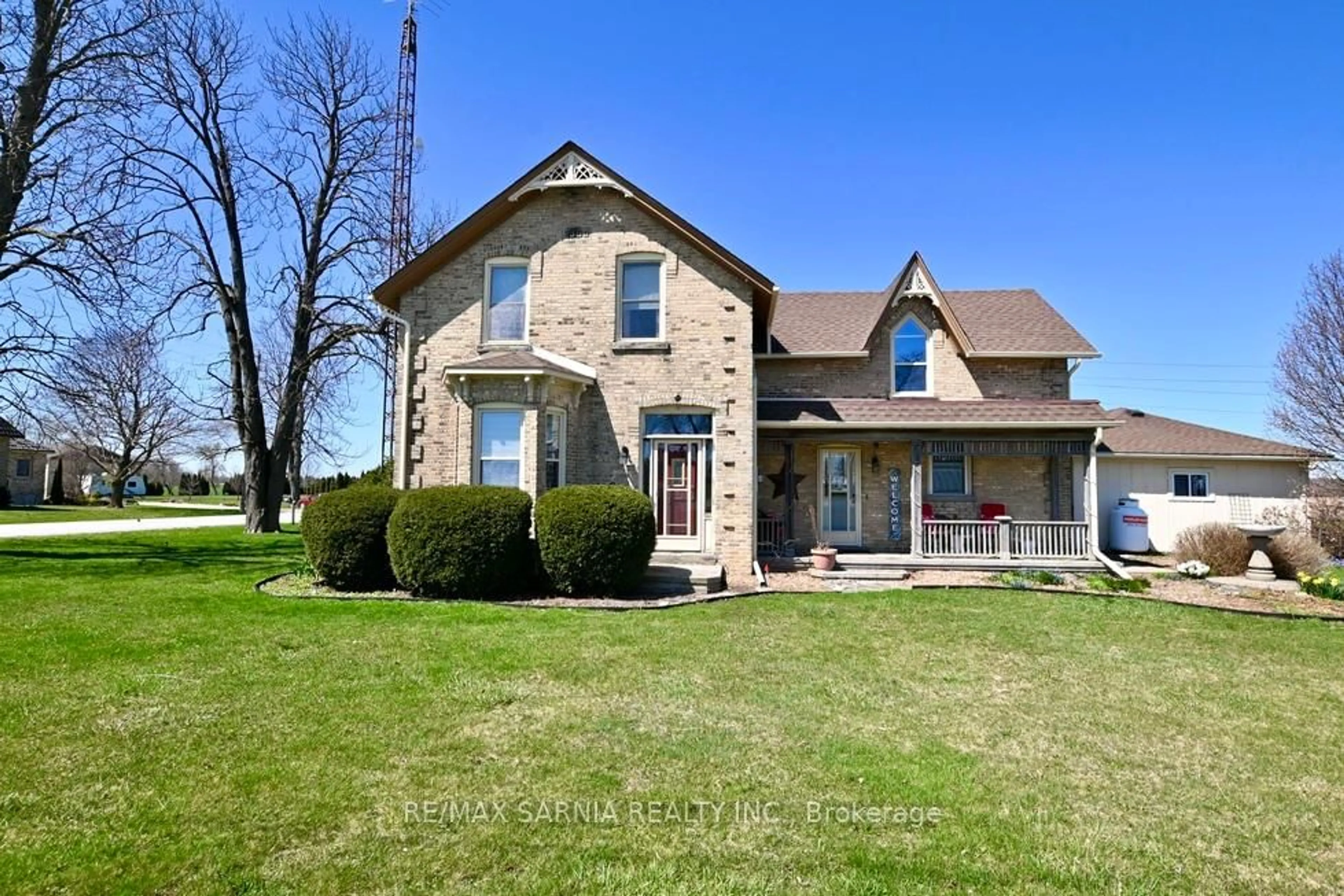 Home with brick exterior material, street for 1490 Lasalle Line, St. Clair Ontario N7T 7H5