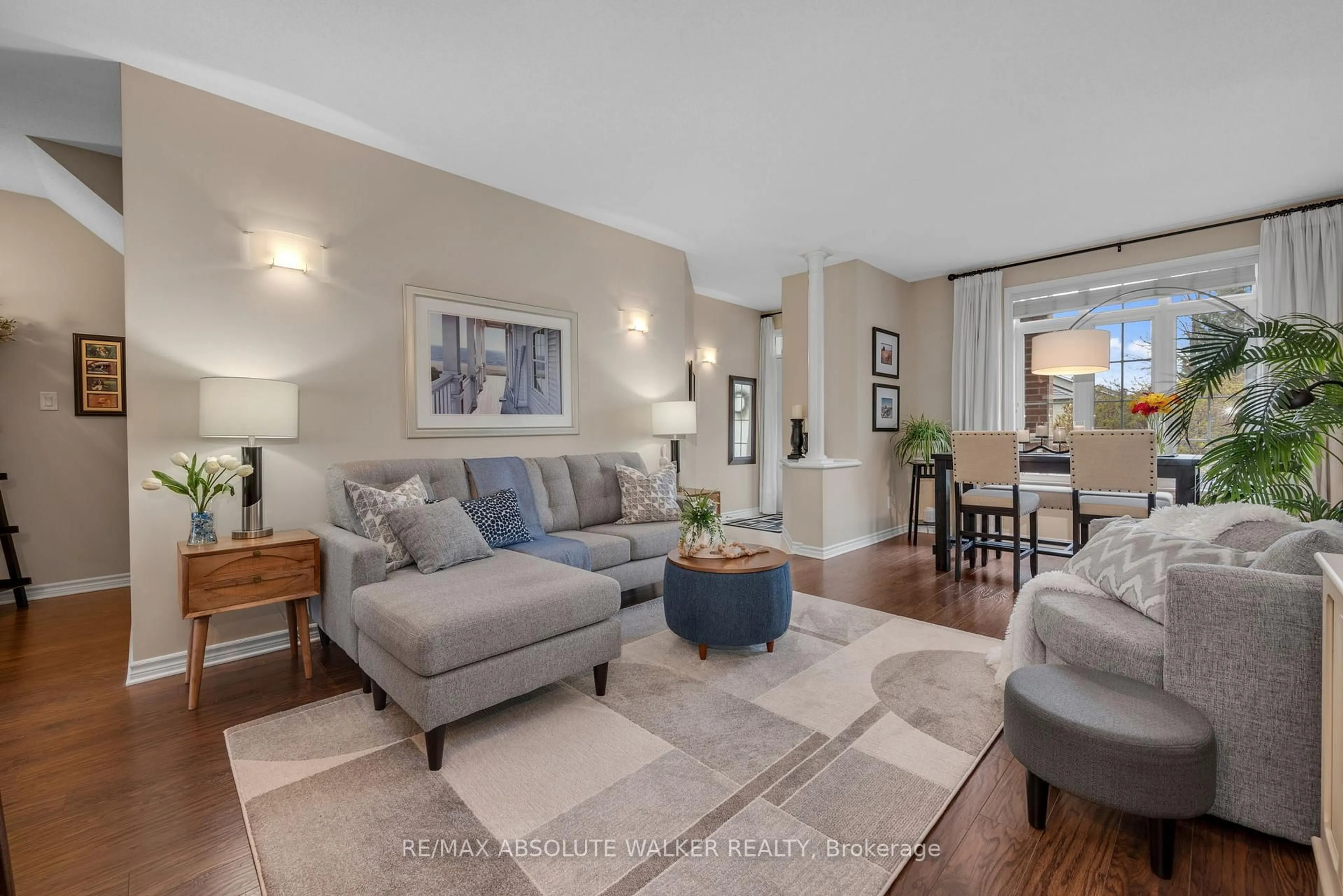 Living room with furniture, unknown for 48 Edenvale Dr, Ottawa Ontario K2K 0A3