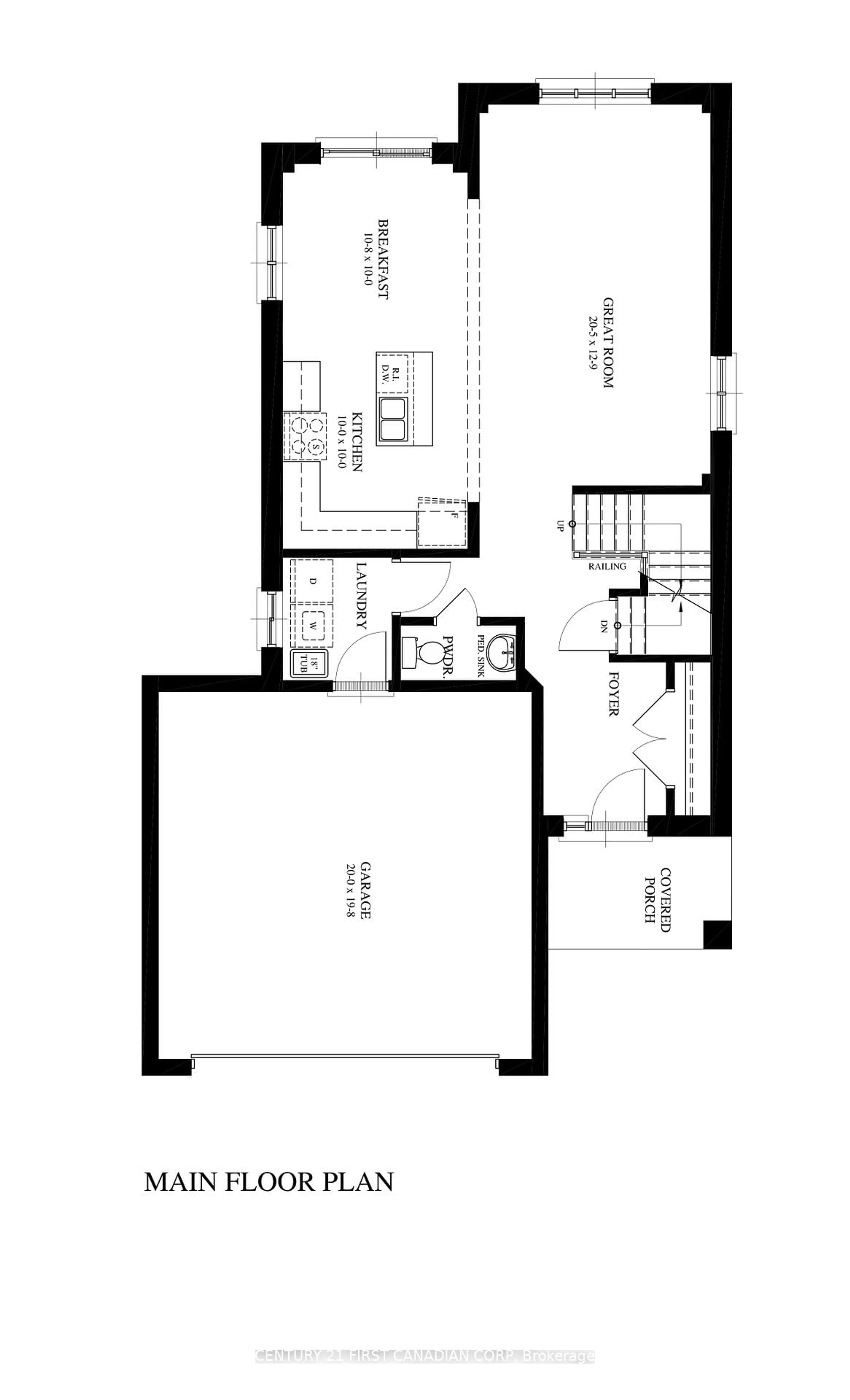Floor plan for 109 Holloway Tr, Middlesex Centre Ontario N0M 2A0