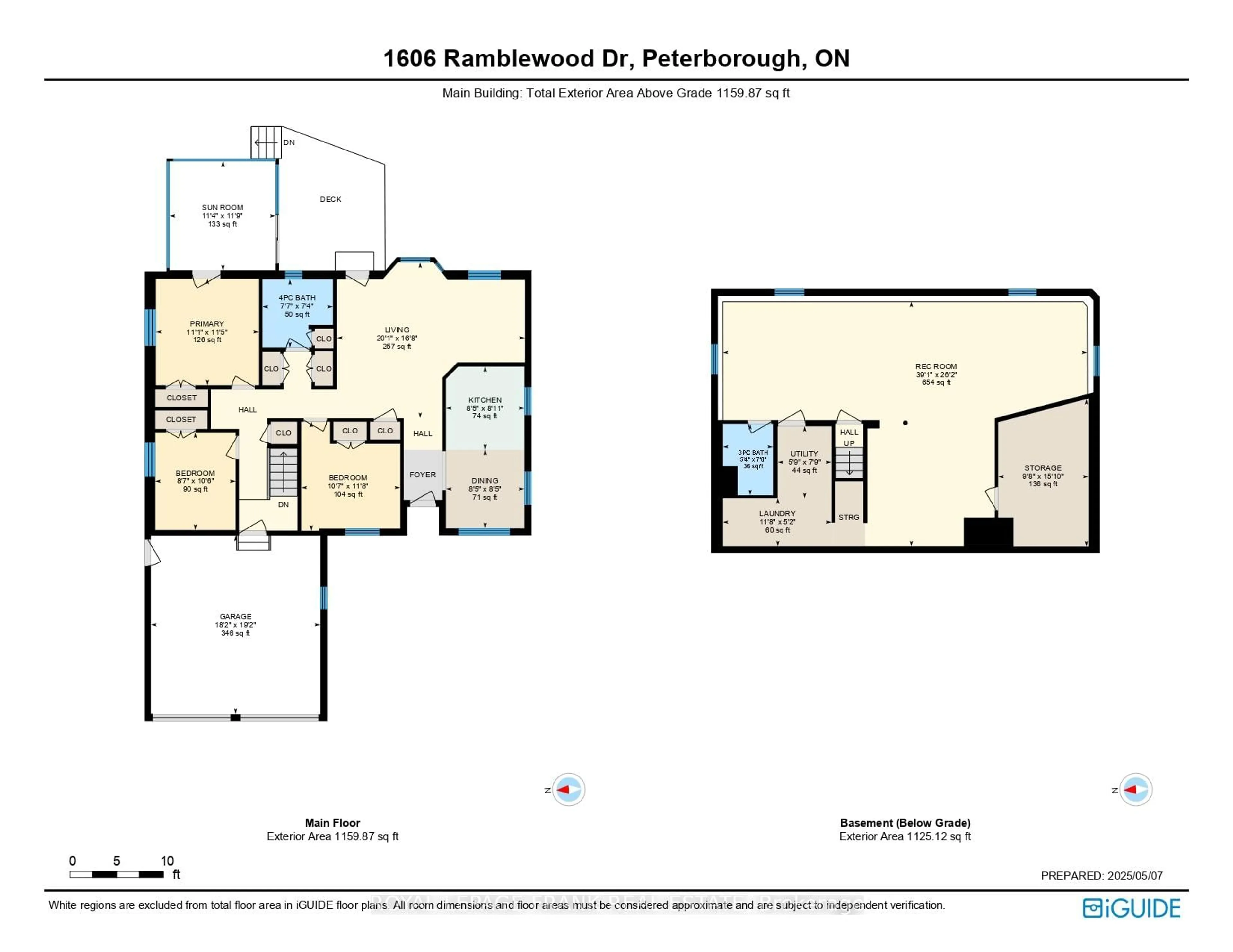 Floor plan for 1606 Ramblewood Dr, Peterborough West Ontario K9K 2C5