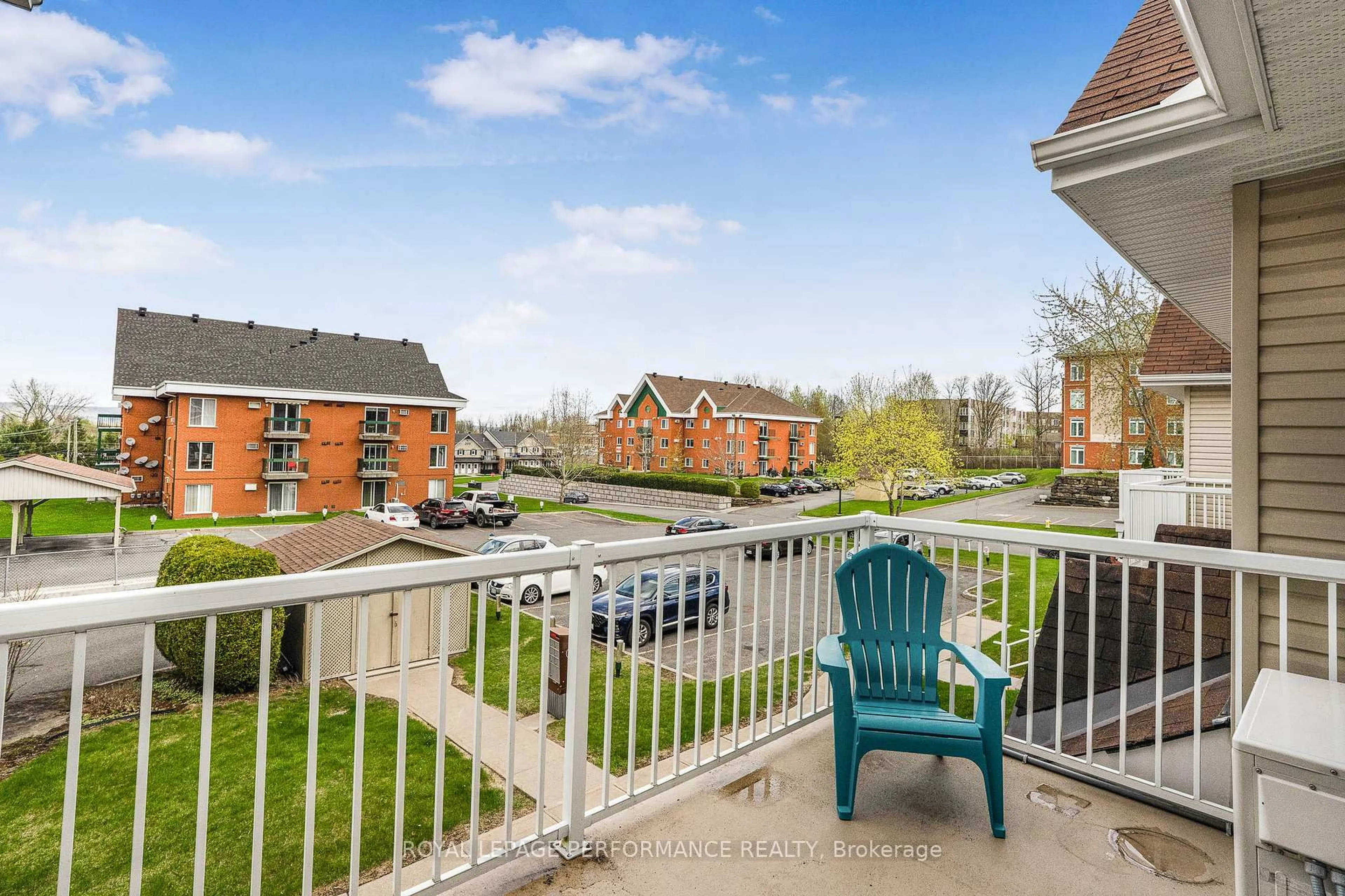 Patio, water/lake/river/ocean view for 1406 Clement St #205, Hawkesbury Ontario K6A 3V6
