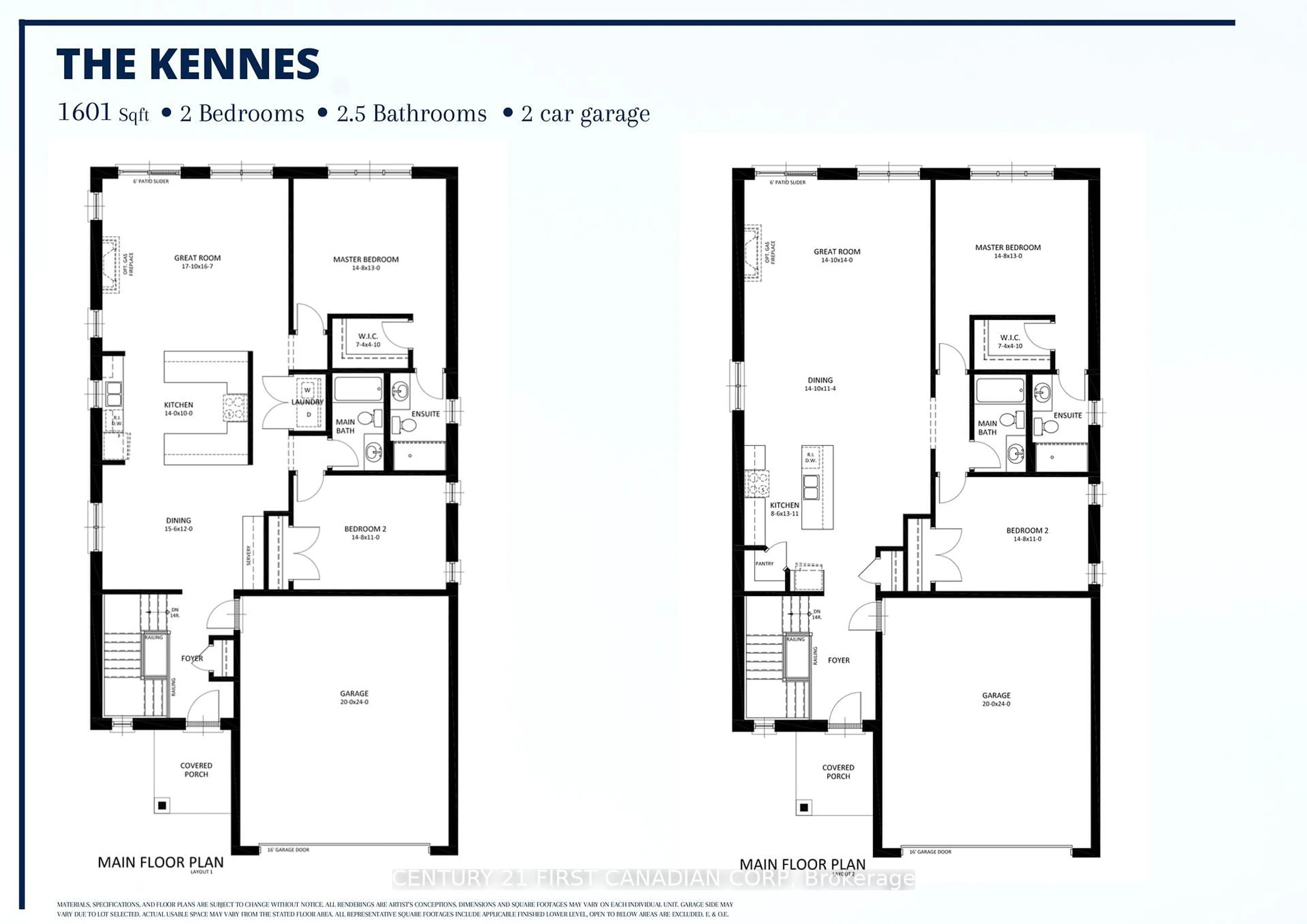 Floor plan for 18 WOODMERE Path, Middlesex Centre Ontario N0M 2A0