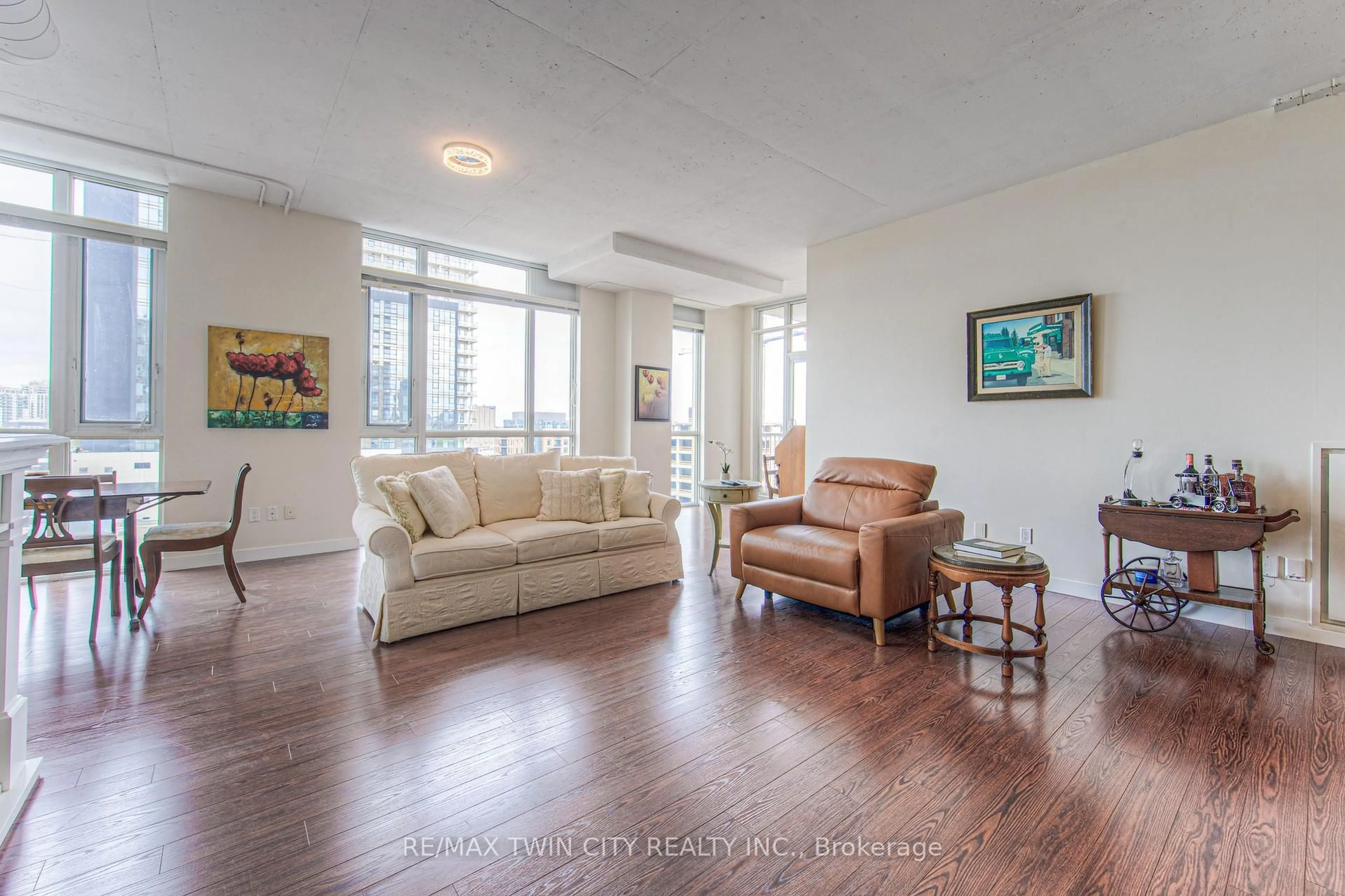 Living room with furniture, unknown for 191 KING St #713, Waterloo Ontario N2J 1R1