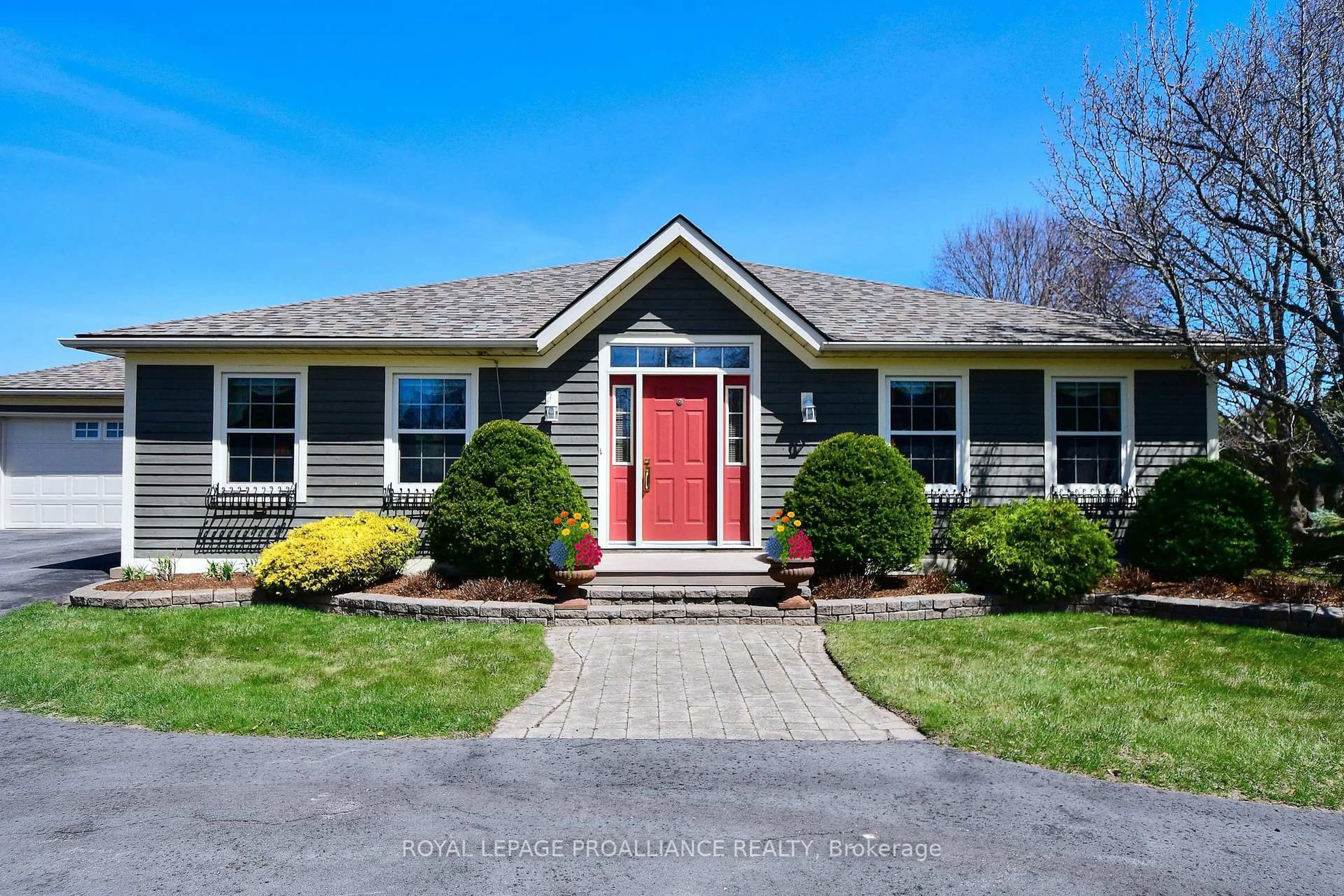 Home with vinyl exterior material, street for 3177 Harwood Rd, Hamilton Township Ontario K0K 1C0