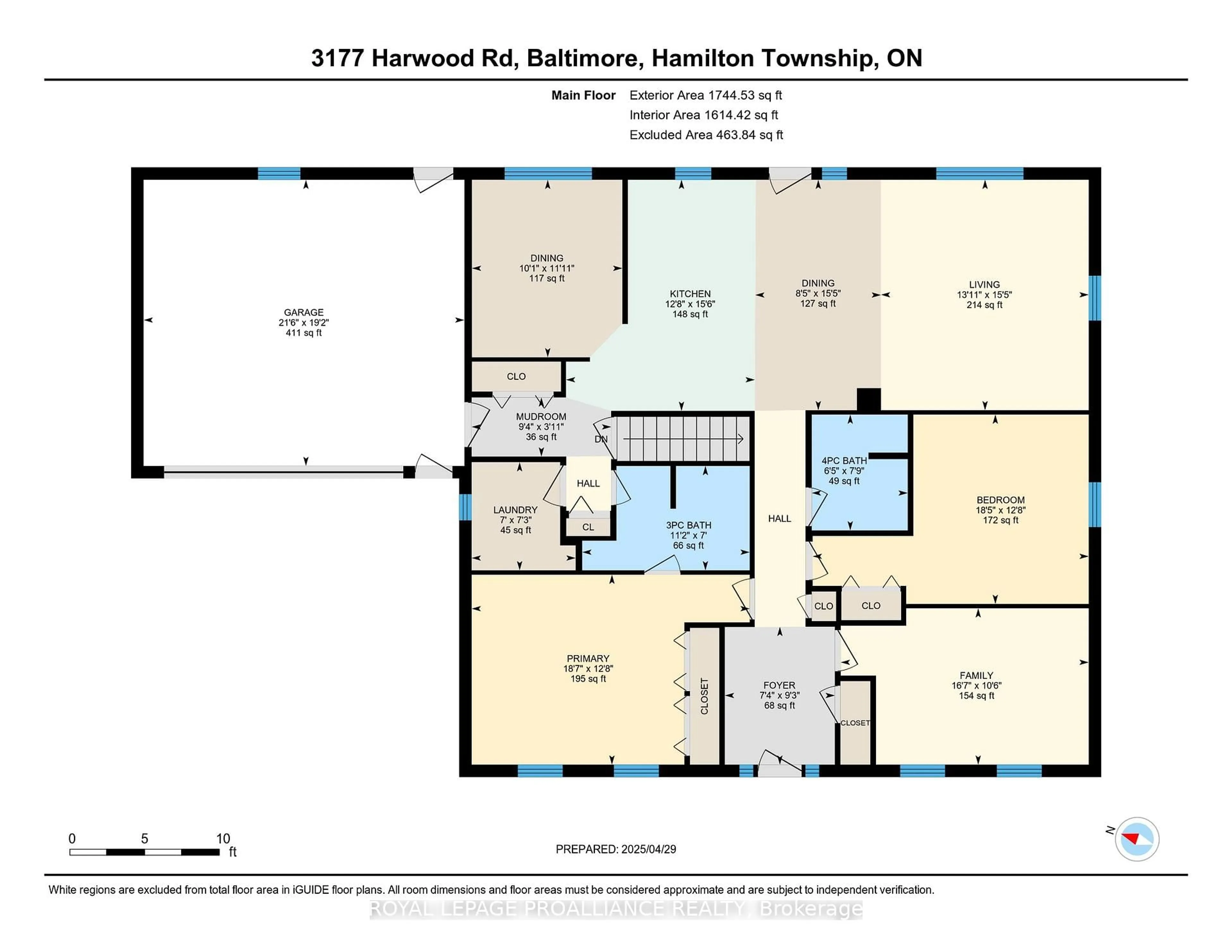 Floor plan for 3177 Harwood Rd, Hamilton Township Ontario K0K 1C0