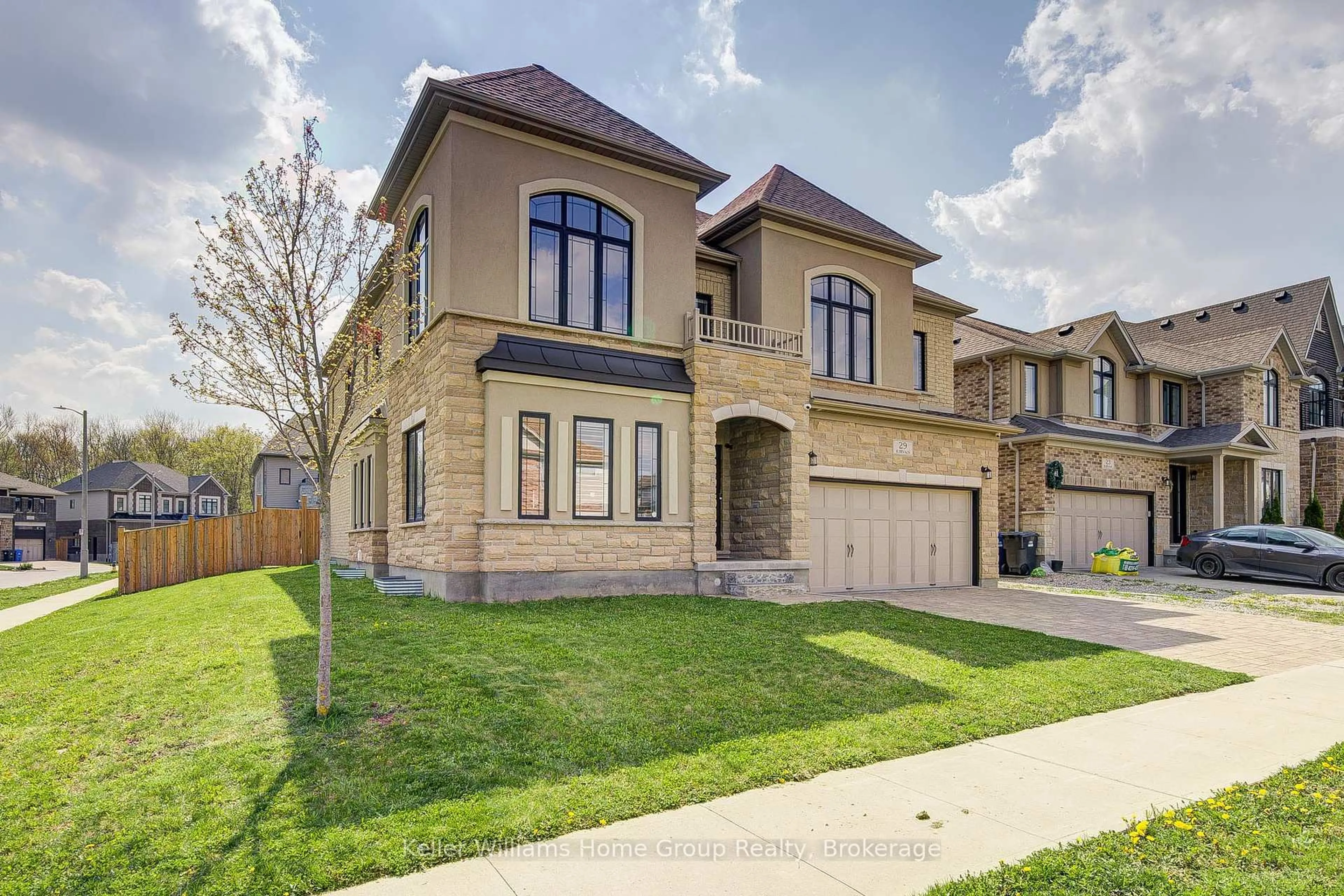 Home with brick exterior material, street for 29 Kirvan Dr, Guelph Ontario N1G 0A8