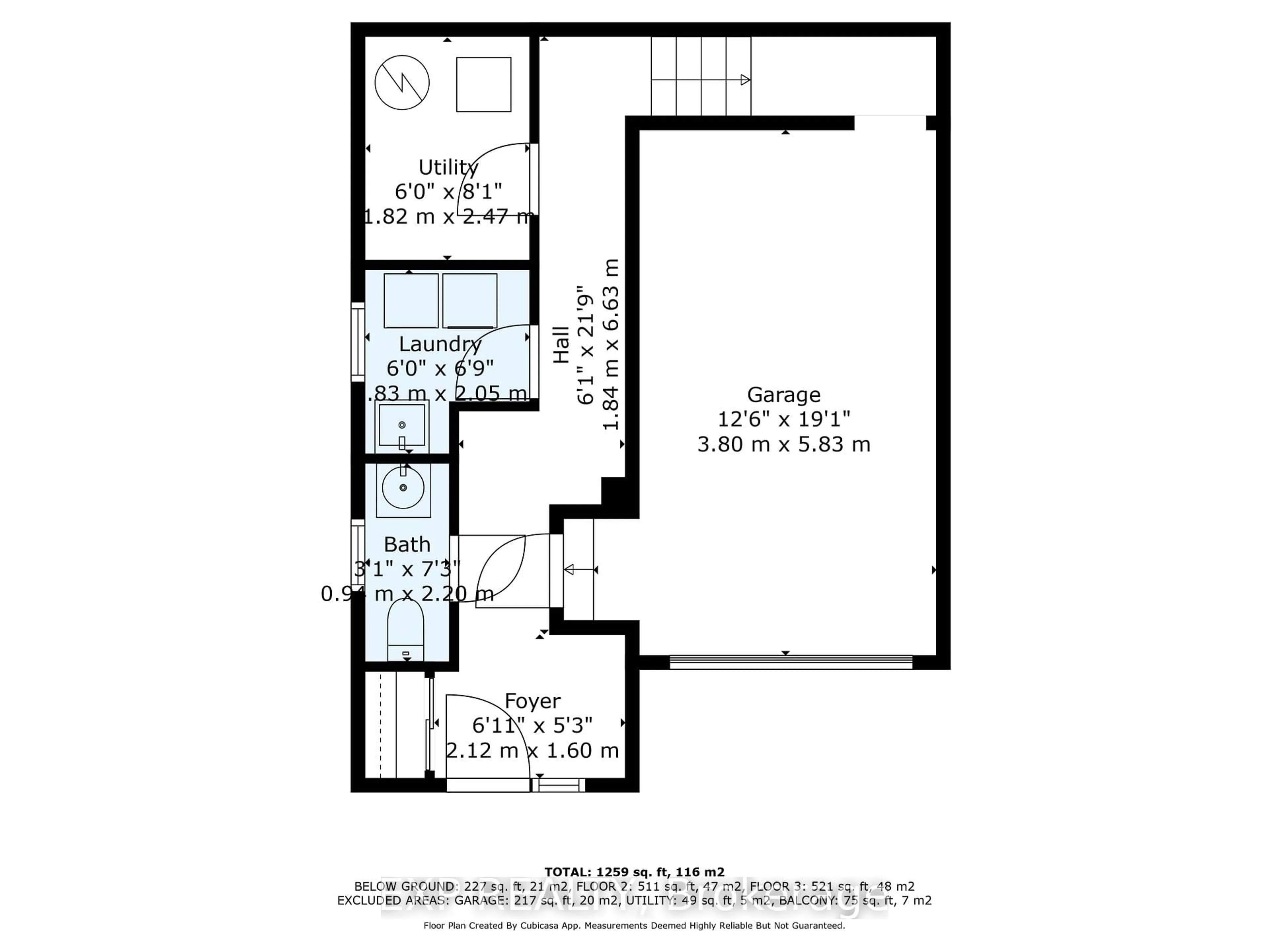 Floor plan for 209 Andre Audet Ave, Ottawa Ontario K2J 5W7