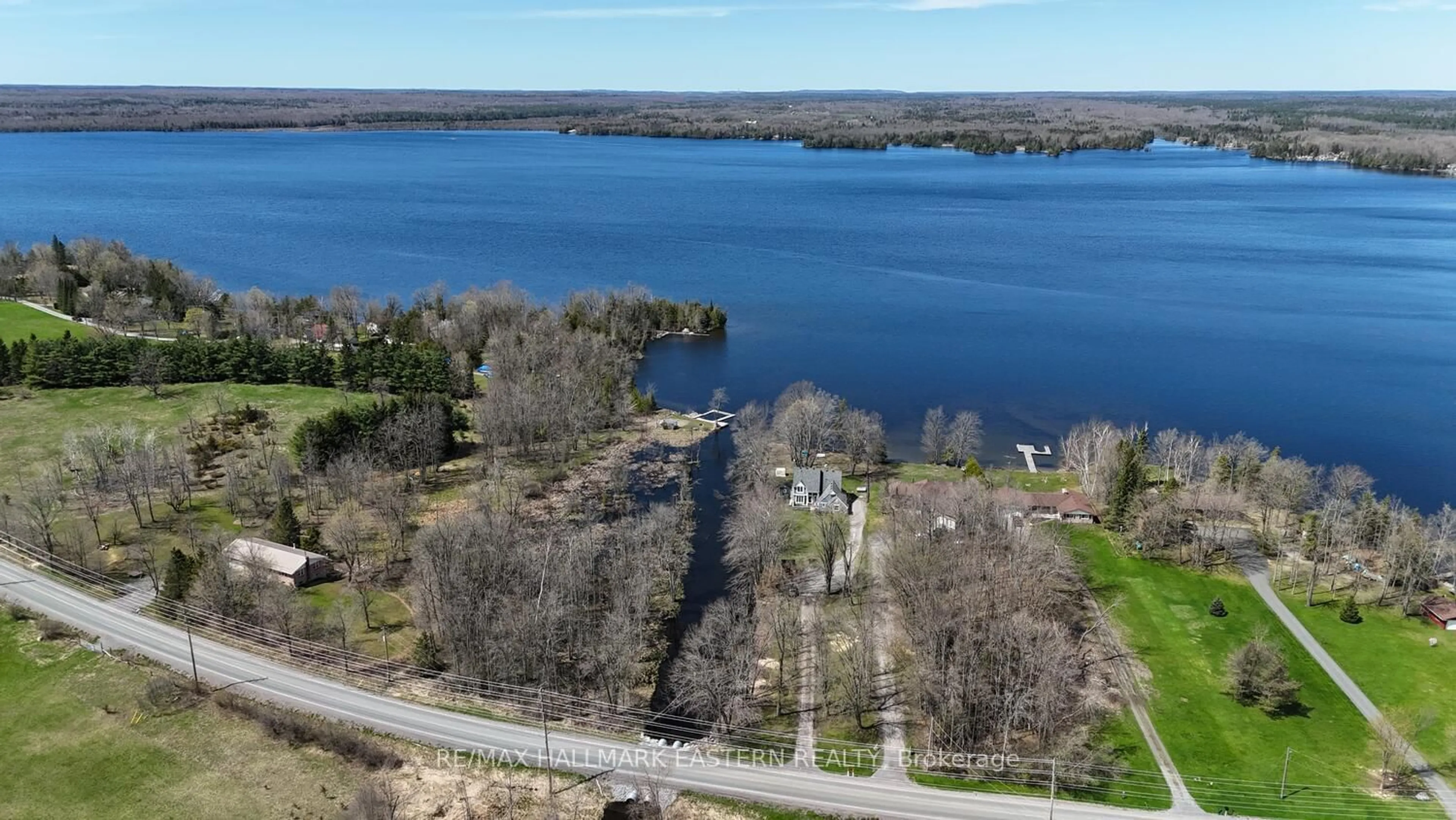 A pic from outside/outdoor area/front of a property/back of a property/a pic from drone, water/lake/river/ocean view for 572 Round Lake Rd, Havelock-Belmont-Methuen Ontario K0L 1Z0