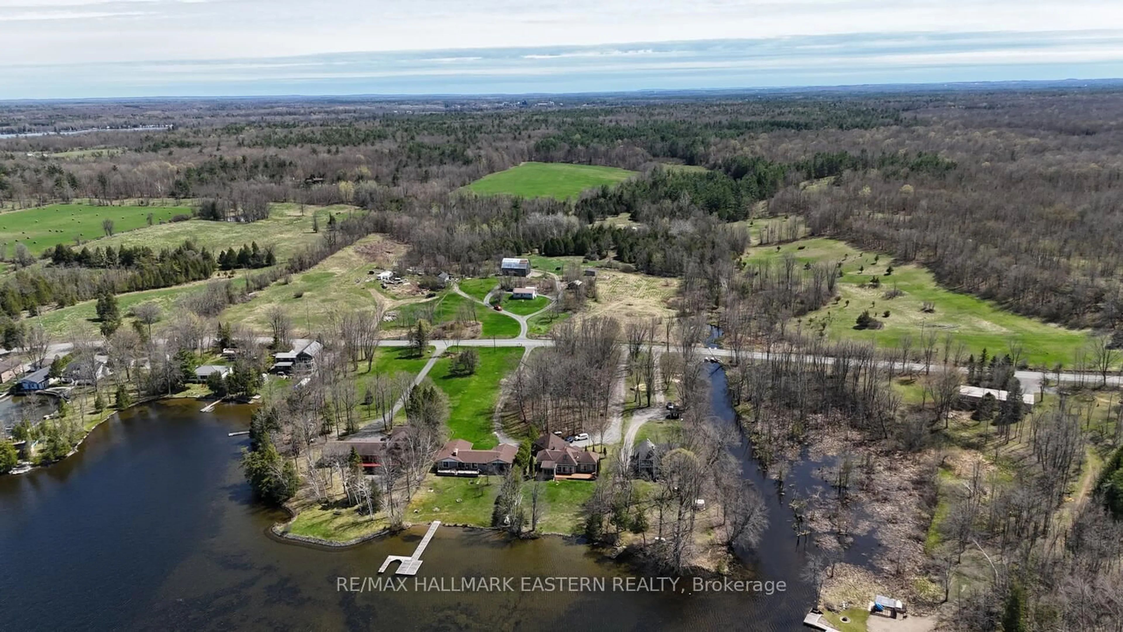 A pic from outside/outdoor area/front of a property/back of a property/a pic from drone, water/lake/river/ocean view for 572 Round Lake Rd, Havelock-Belmont-Methuen Ontario K0L 1Z0