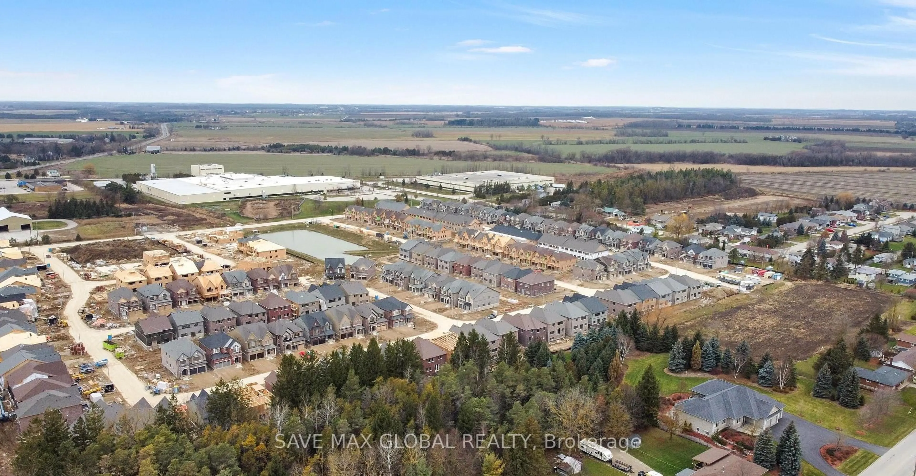 A pic from outside/outdoor area/front of a property/back of a property/a pic from drone, mountain view for 125 Dingman St, Wellington North Ontario N0G 1A0