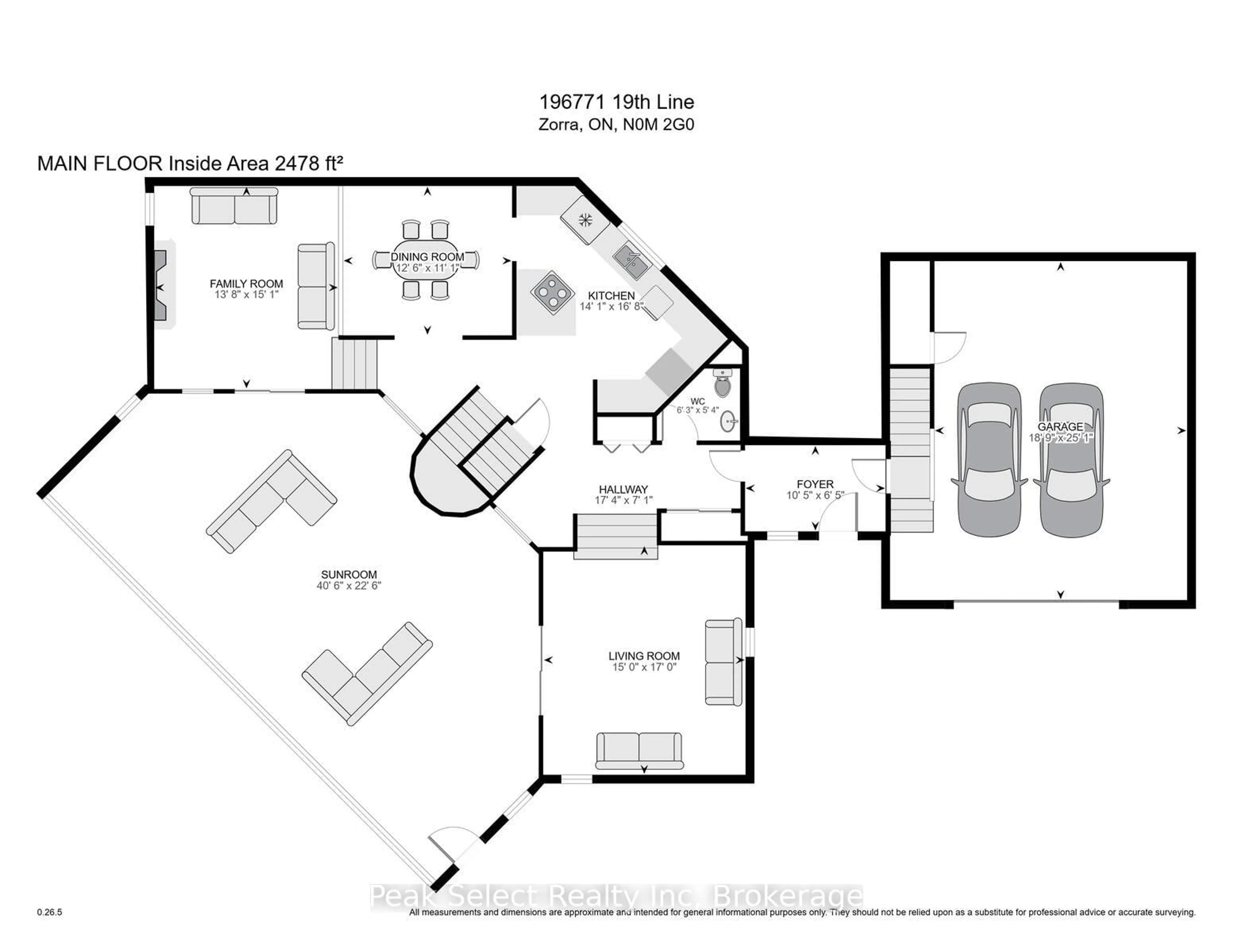 Floor plan for 196771 19th Line, Zorra Ontario N0M 2G0