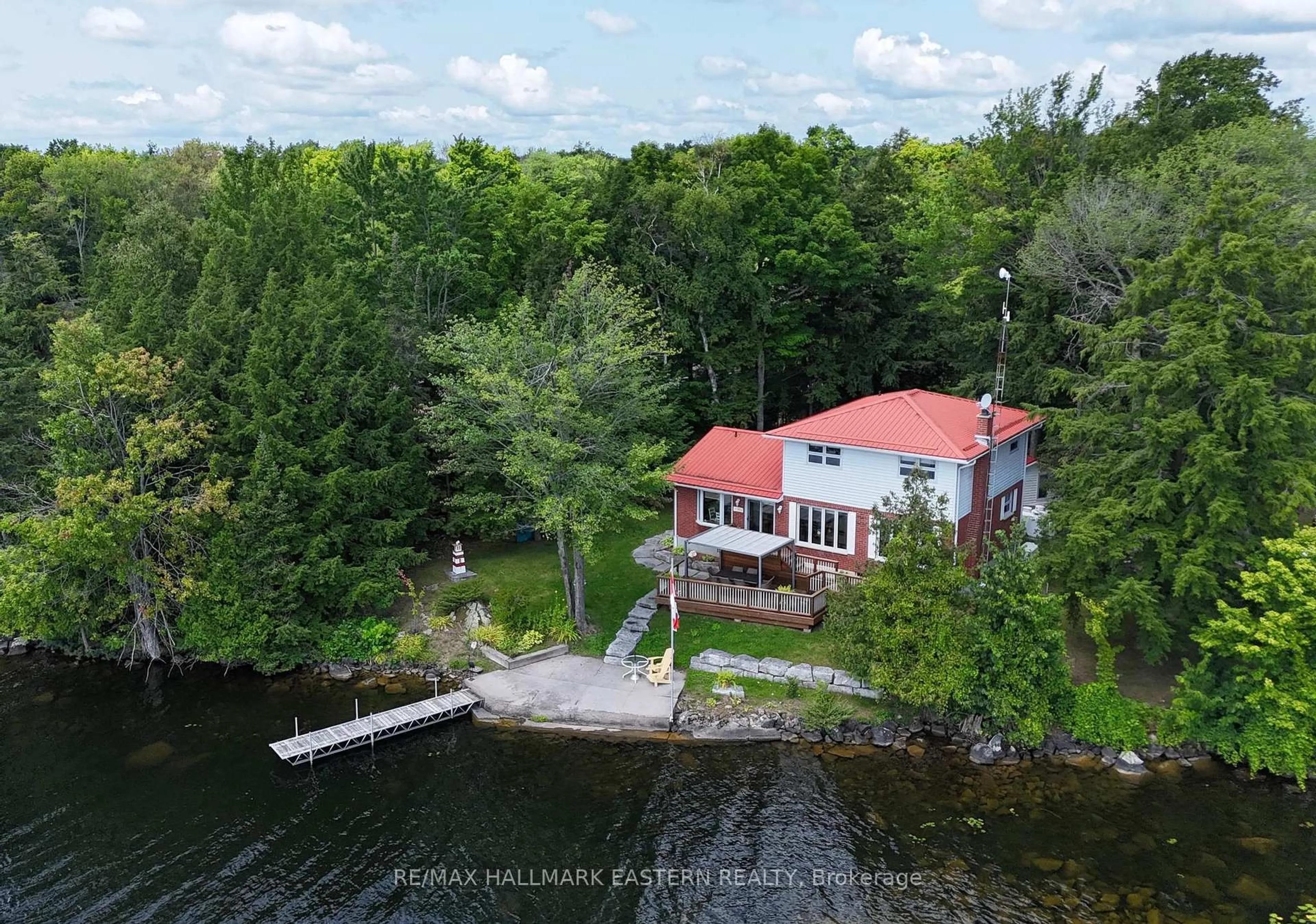 A pic from outside/outdoor area/front of a property/back of a property/a pic from drone, water/lake/river/ocean view for 39 Fire Route 50 N/A, Havelock-Belmont-Methuen Ontario K0L 1Z0