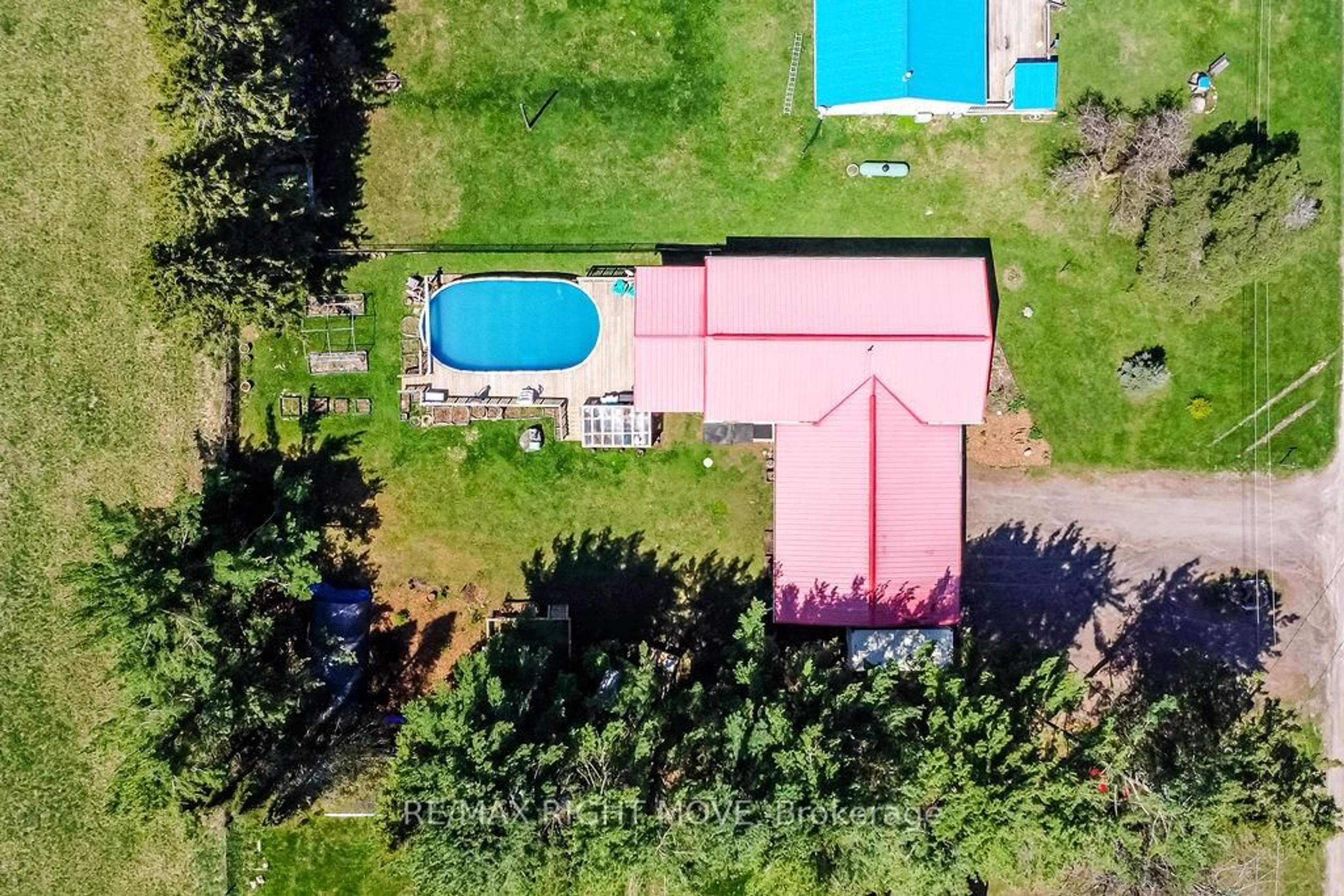 A pic from outside/outdoor area/front of a property/back of a property/a pic from drone, unknown for 12 Fulsom Cres, Kawartha Lakes Ontario L3V 6H5