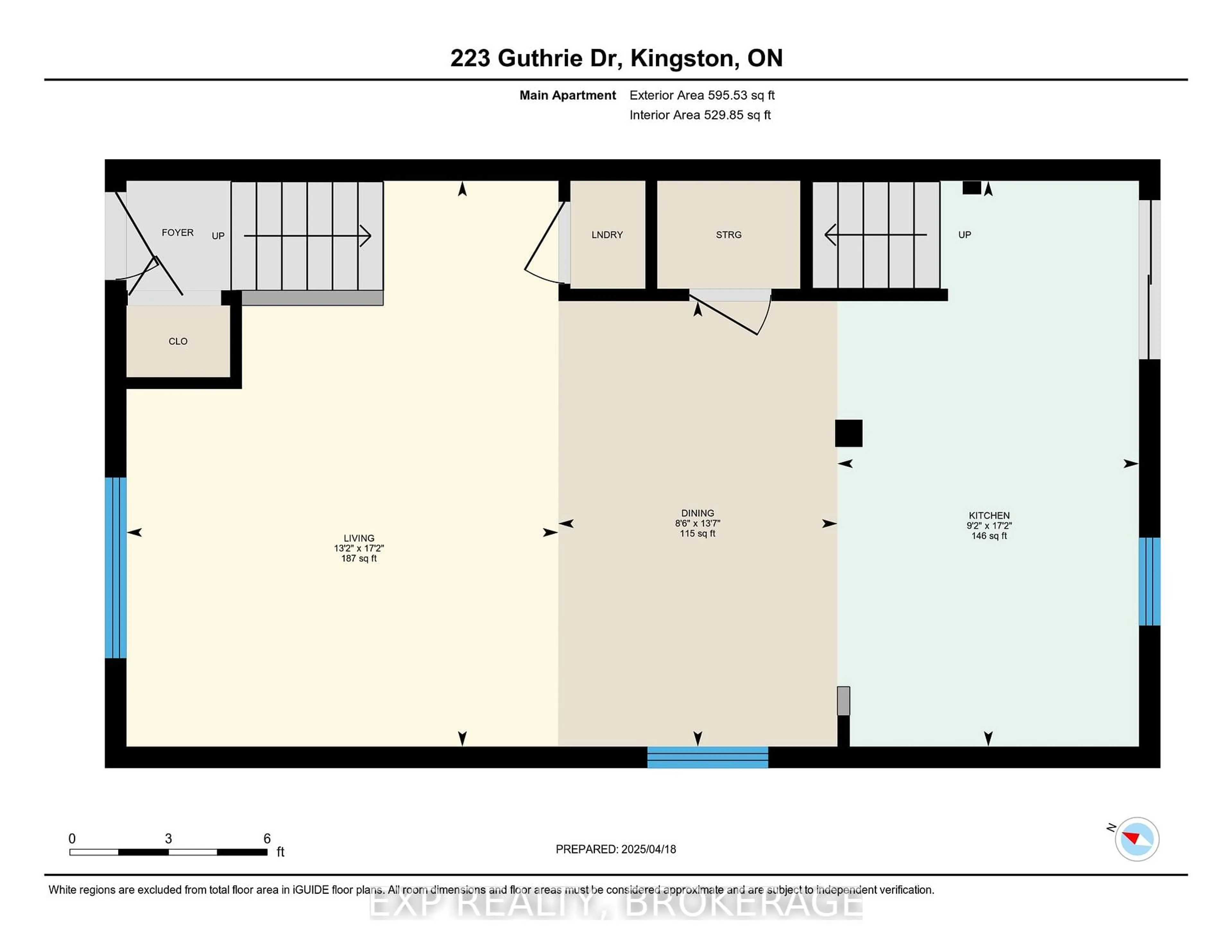 Floor plan for 223 GUTHRIE Dr, Kingston Ontario K7K 6V6