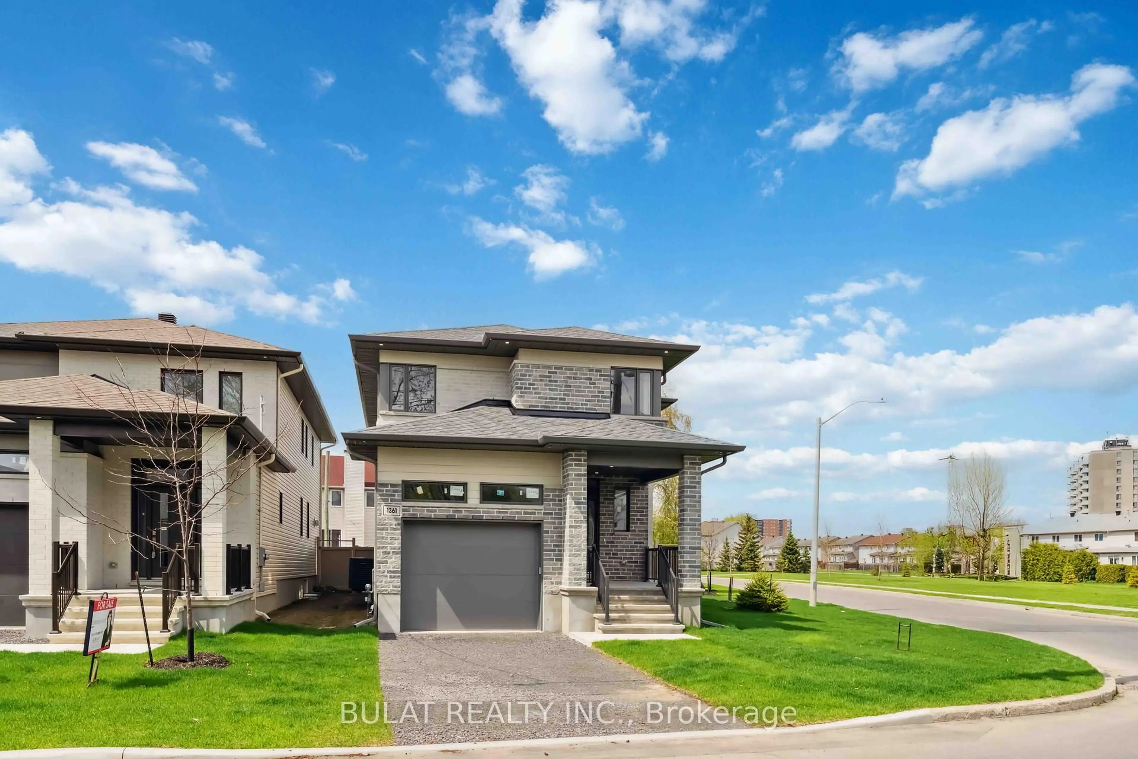 Home with brick exterior material, street for 1361 Kitchener Ave, Ottawa Ontario K1V 6W1