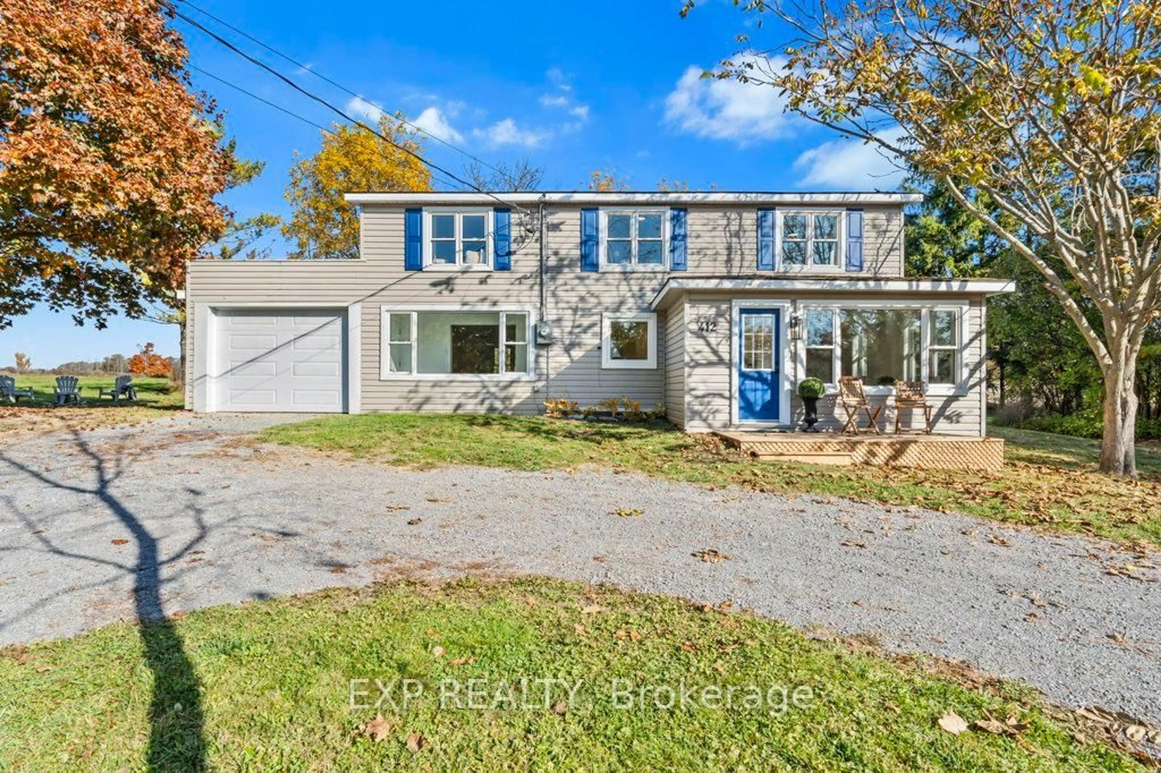 A pic from outside/outdoor area/front of a property/back of a property/a pic from drone, water/lake/river/ocean view for 412 BLOOMFIELD MAIN St, Prince Edward County Ontario K0K 1G0
