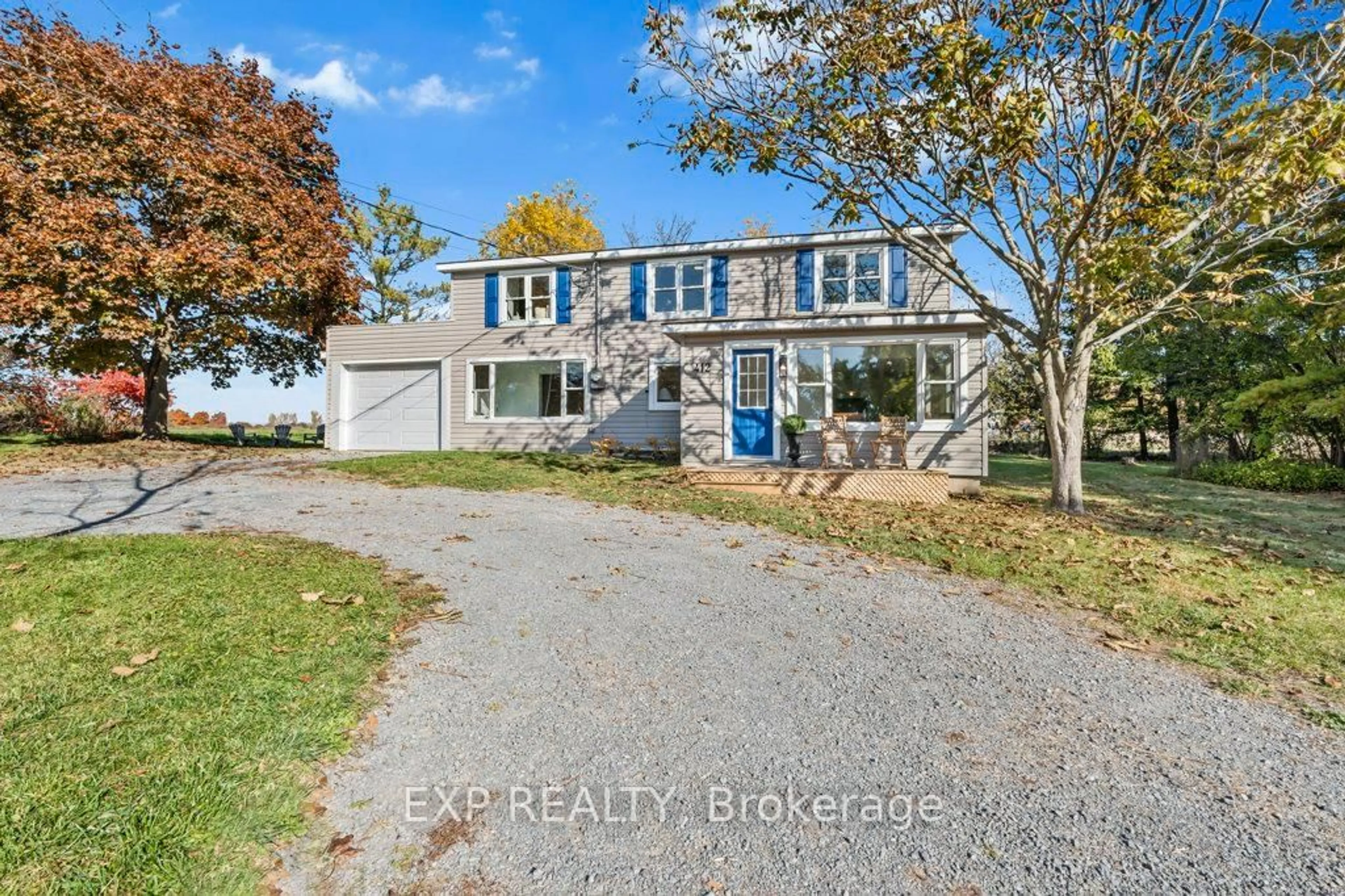 A pic from outside/outdoor area/front of a property/back of a property/a pic from drone, water/lake/river/ocean view for 412 BLOOMFIELD MAIN St, Prince Edward County Ontario K0K 1G0