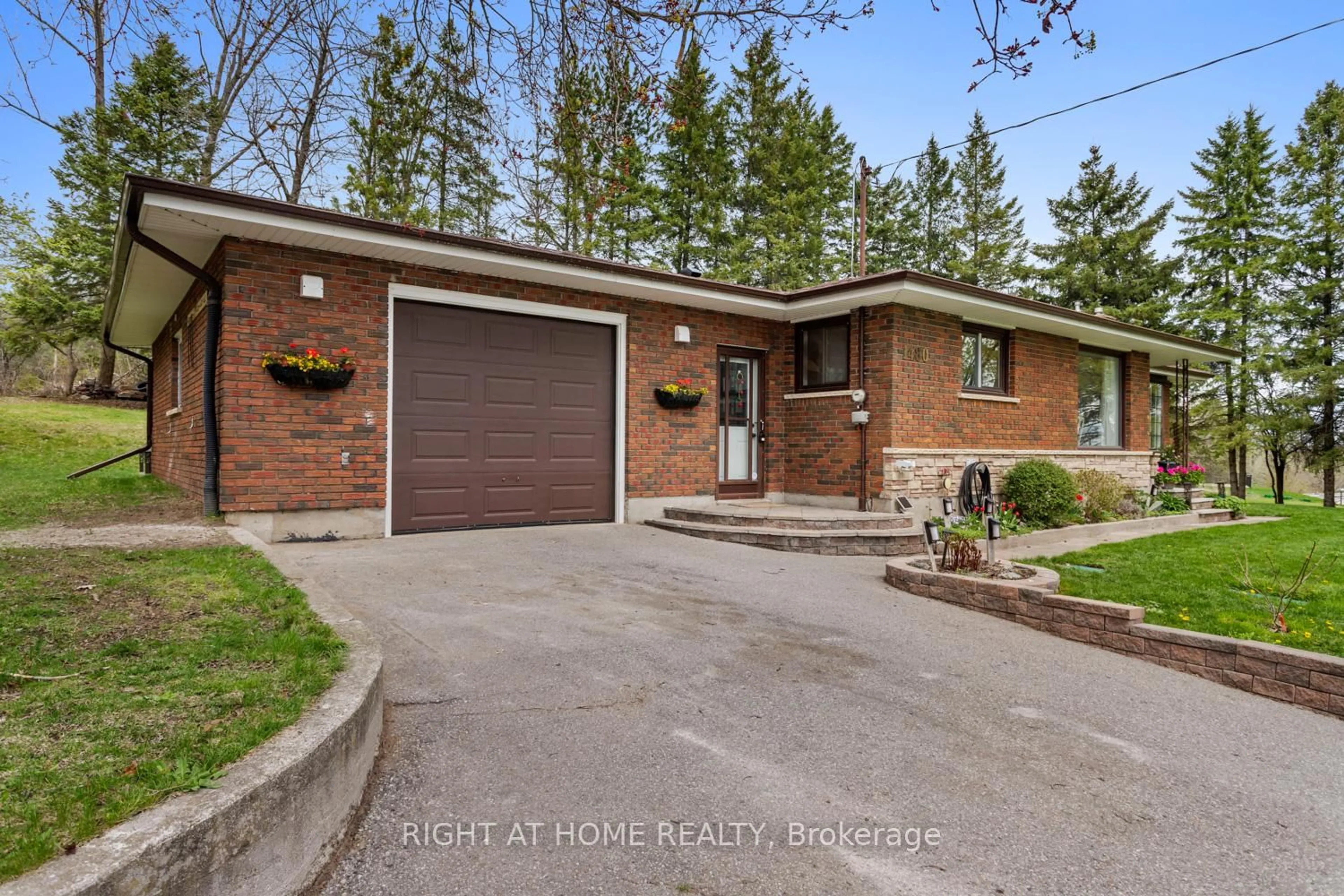 Home with brick exterior material, street for 1480 SHARPE Line, Cavan Monaghan Ontario L0A 1C0
