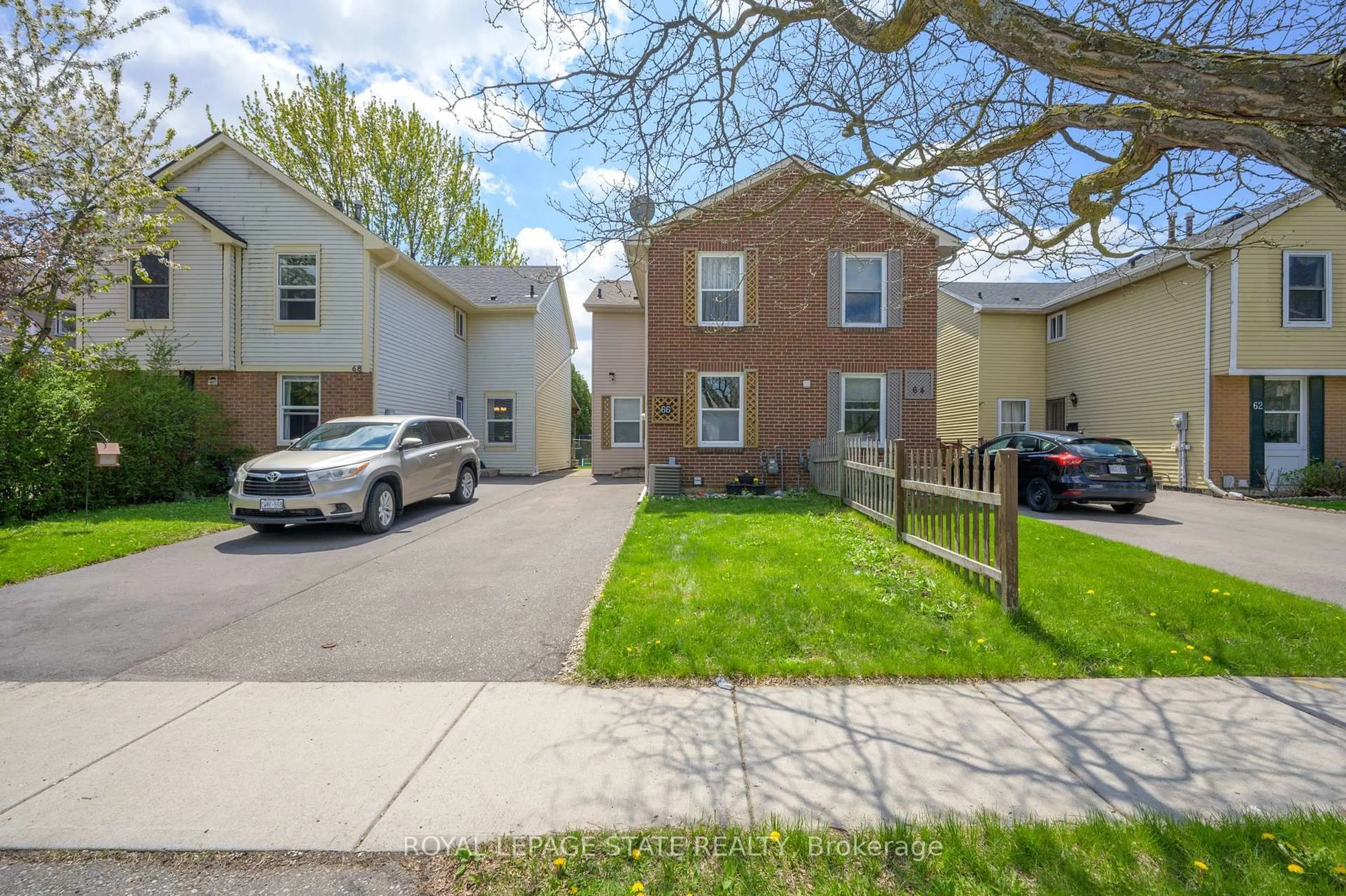 Home with brick exterior material, street for 66 Enfield Cres, Brantford Ontario N3P 1B2