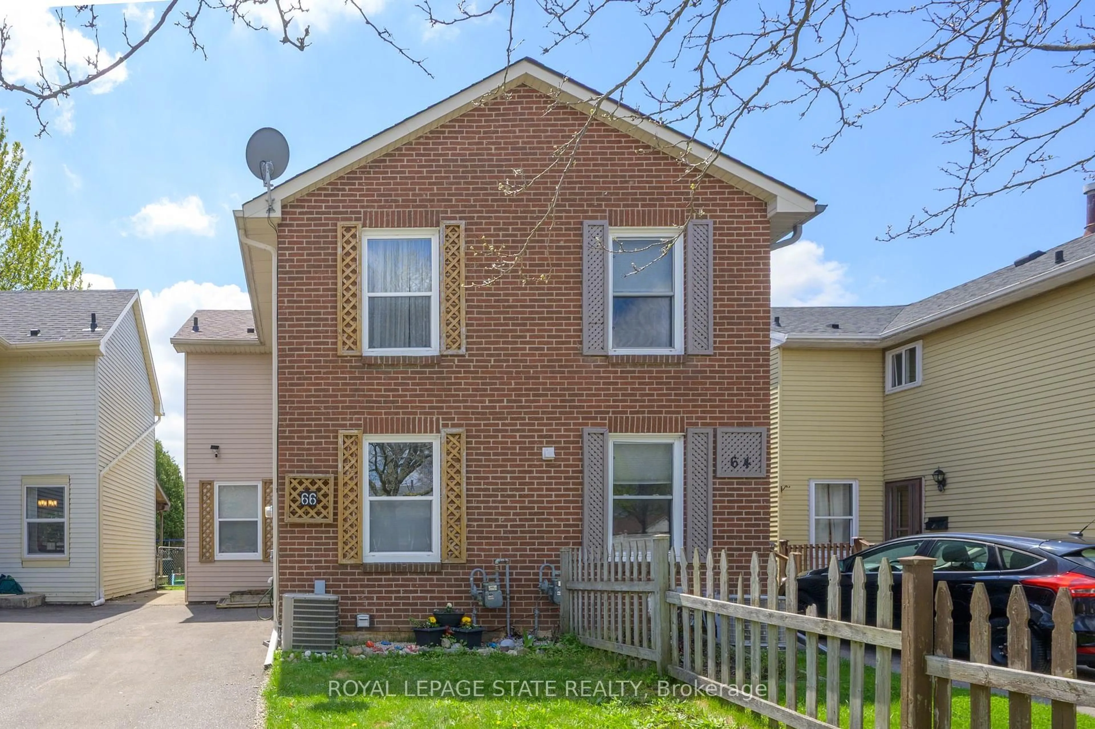 Home with brick exterior material, street for 66 Enfield Cres, Brantford Ontario N3P 1B2