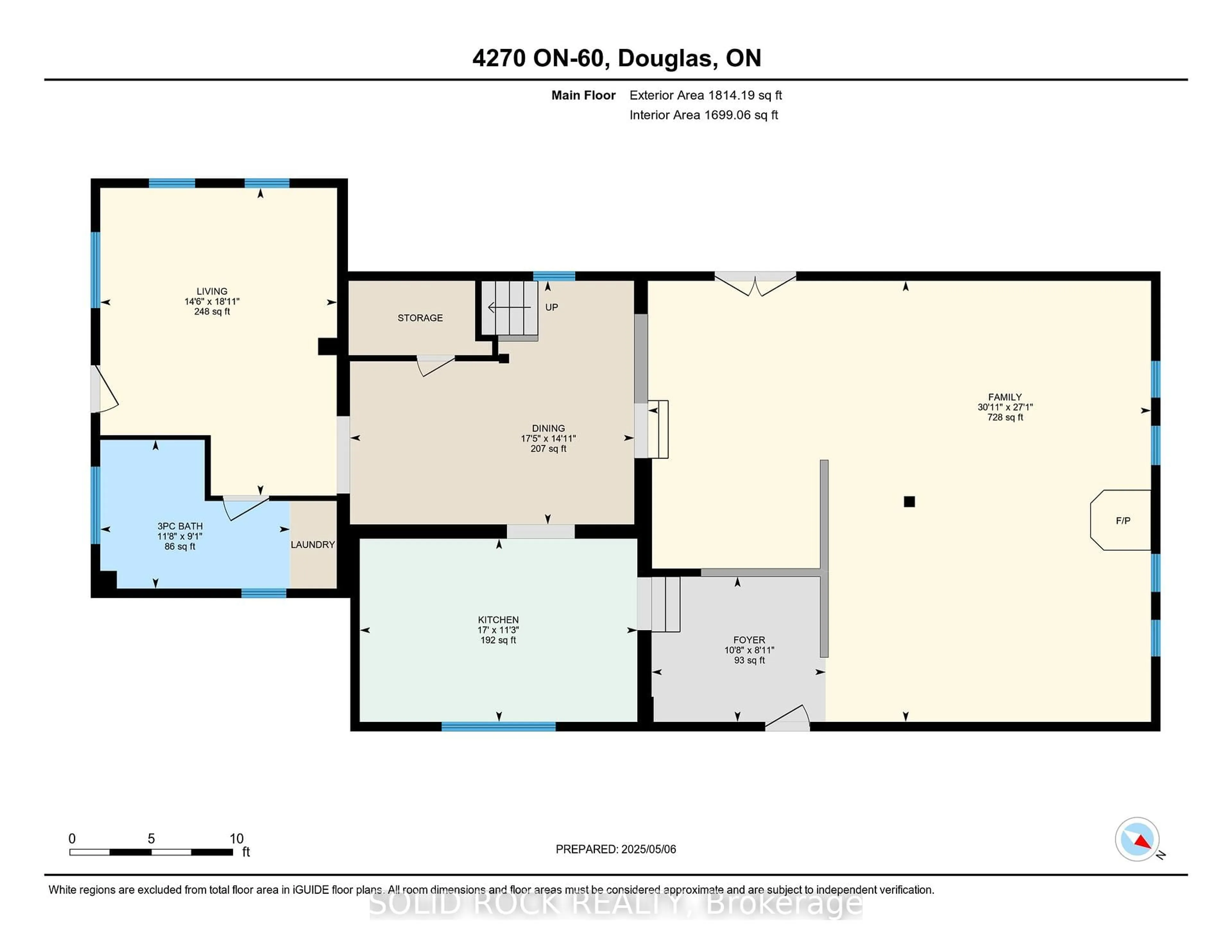 Floor plan for 4270 Highway 60 Highway, Douglas Ontario K0J 1S0