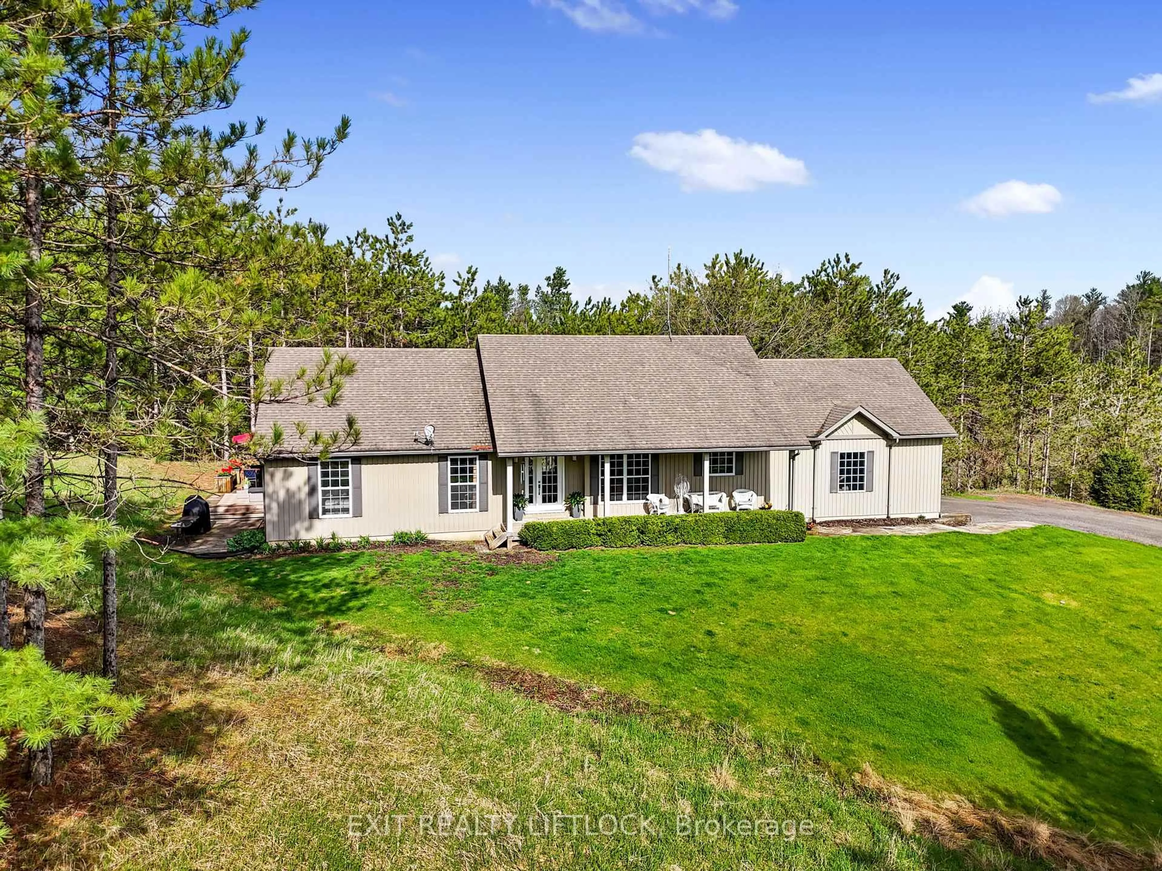 A pic from outside/outdoor area/front of a property/back of a property/a pic from drone, water/lake/river/ocean view for 72 Campbell Rd, Trent Hills Ontario K0K 3K0